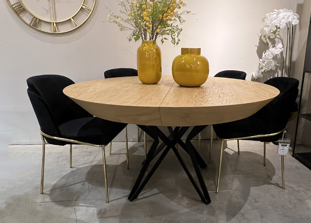 שולחן פינת אוכל עגול דגם שיפוע שולחן פינת אוכל עגול דגם שיפוע