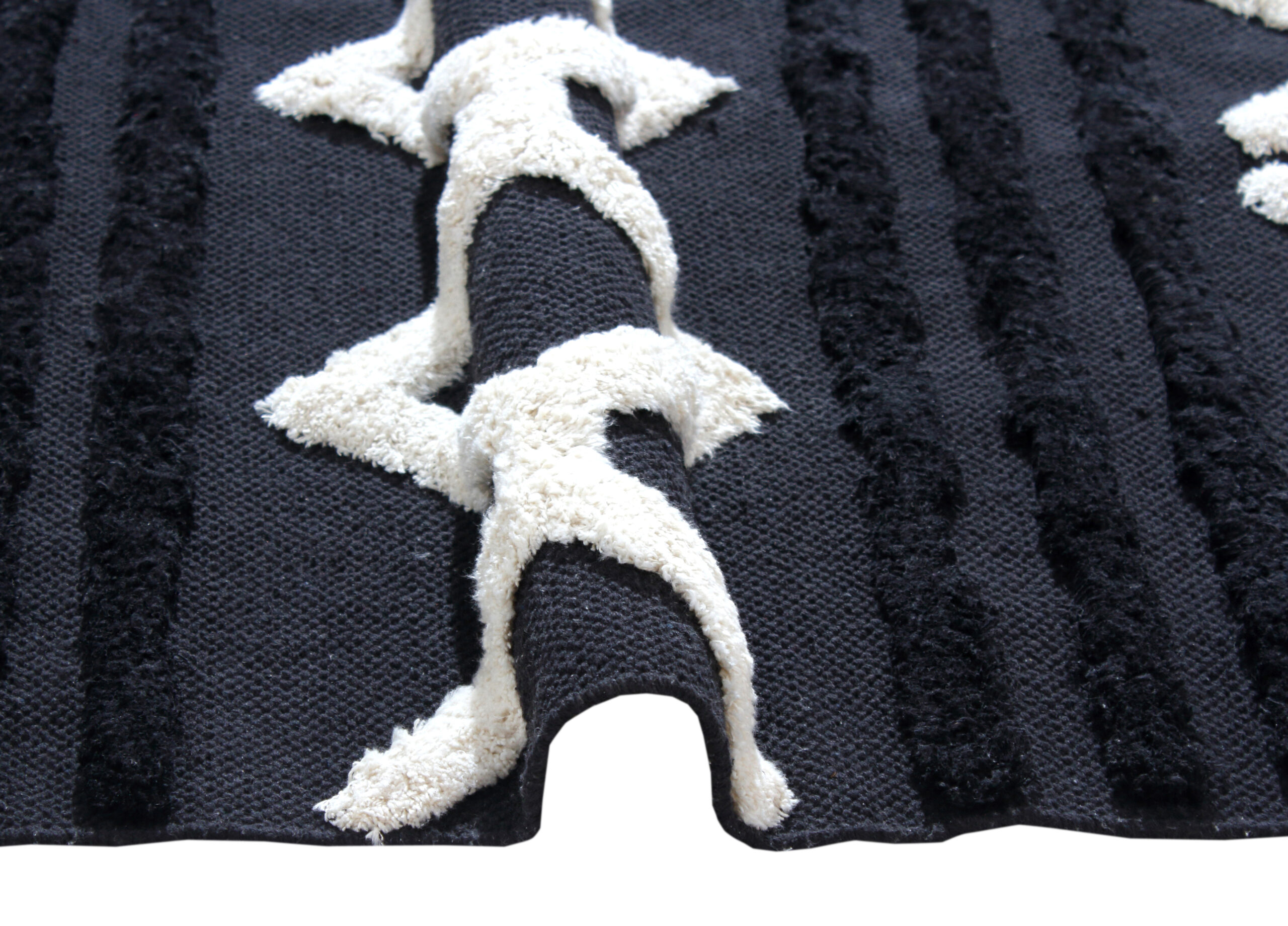 שטיח דגם דלתא שחור