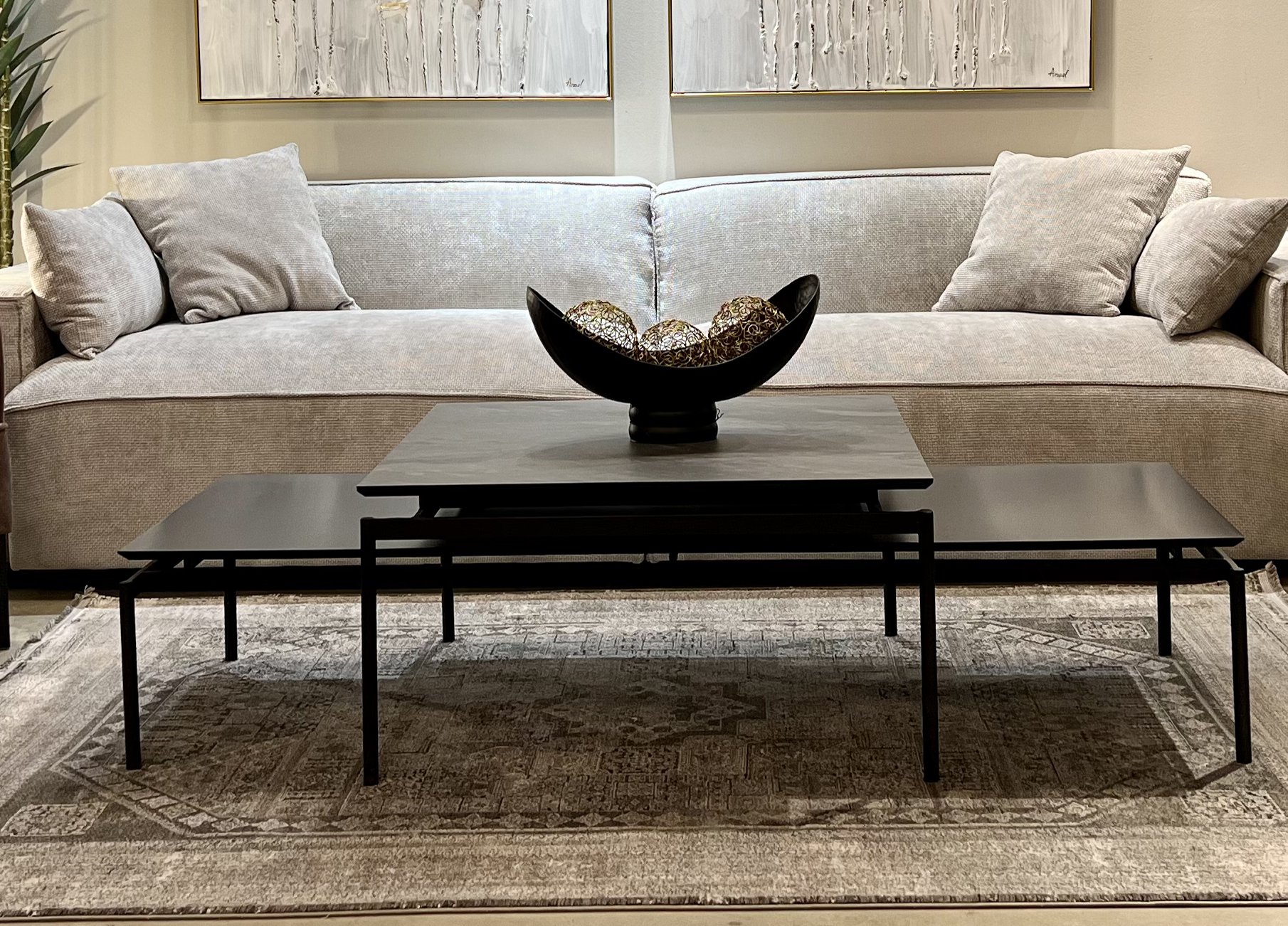 זוג שולחנות סלון דגם רומא בעיצוב אישי זוג שולחנות סלון דגם רומא בעיצוב אישי