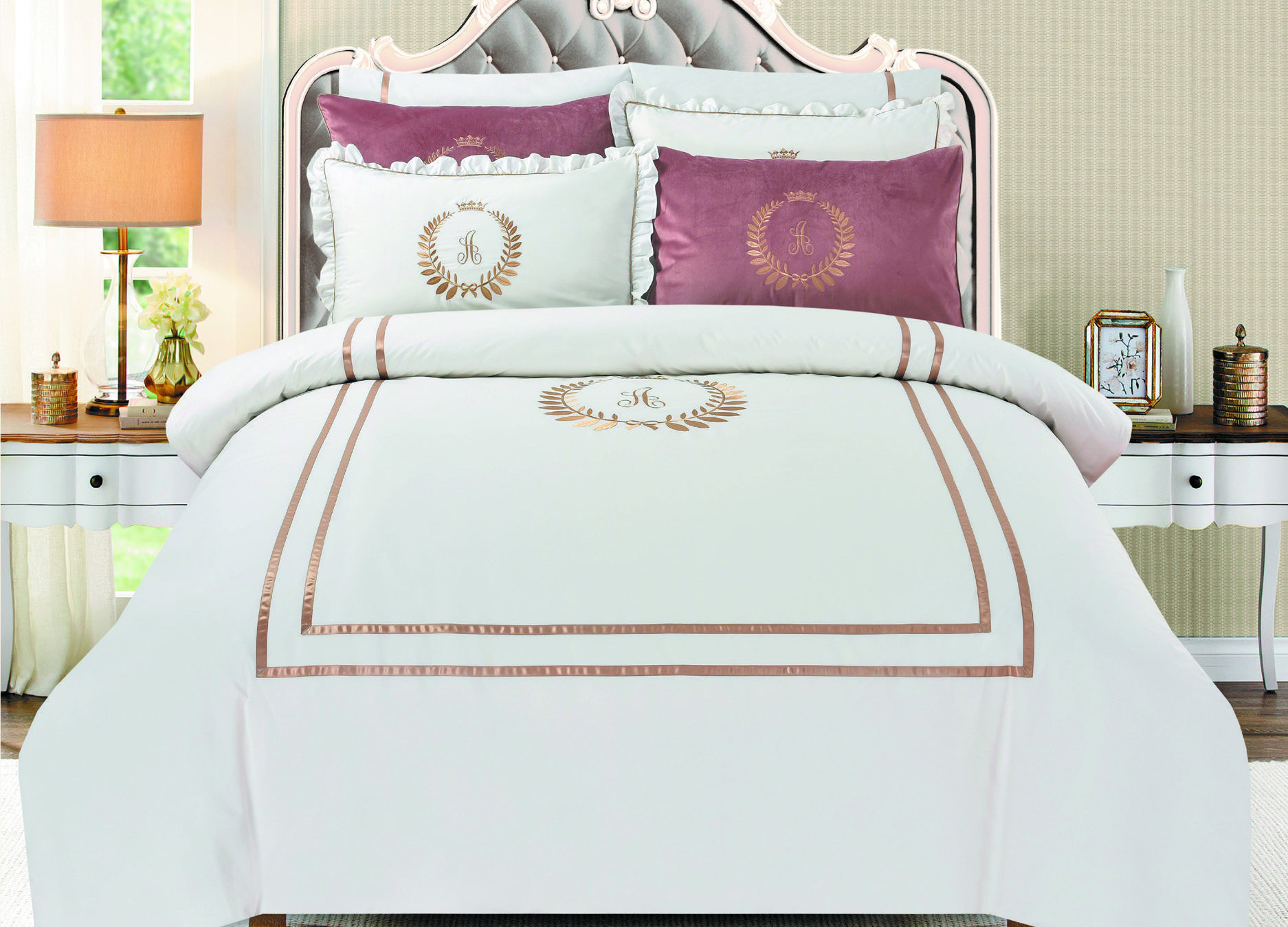 סט מצעים דגם רויילטי פרנקל 160 סט מצעים דגם רויילטי פרנקל 160