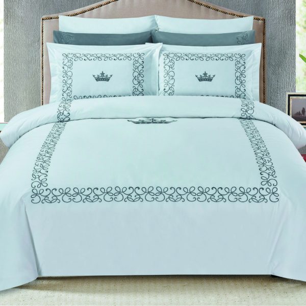 סט מצעים דגם פרקל קינג כותנה 160