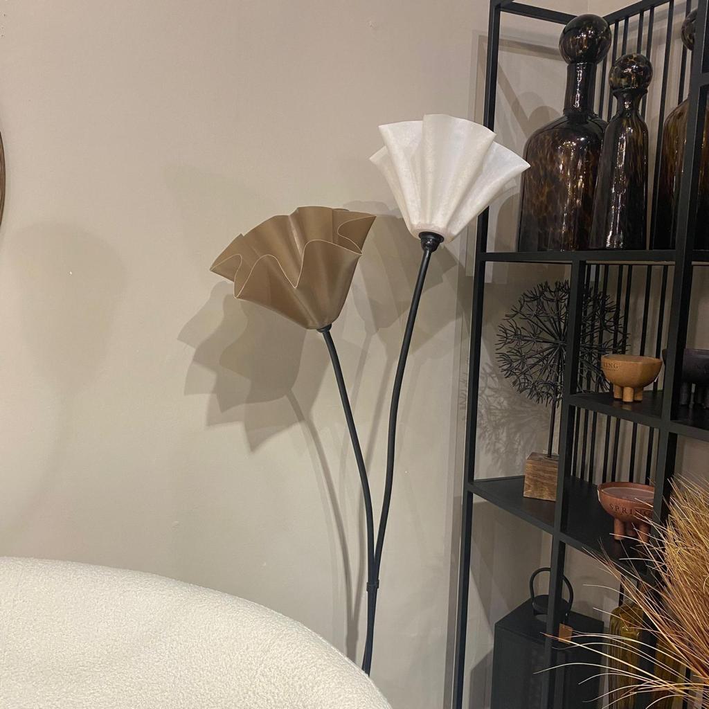 מנורת פרחים 2 קנים