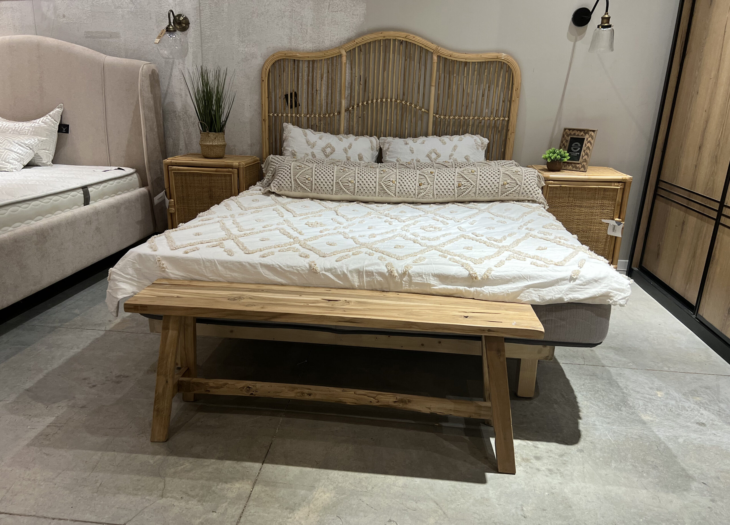 ראש מיטה קריביים בוהו דגם בונטיים (ללא בסיס)- אחרון מתצוגה ראש מיטה קריביים בוהו דגם בונטיים (ללא בסיס)- אחרון מתצוגה