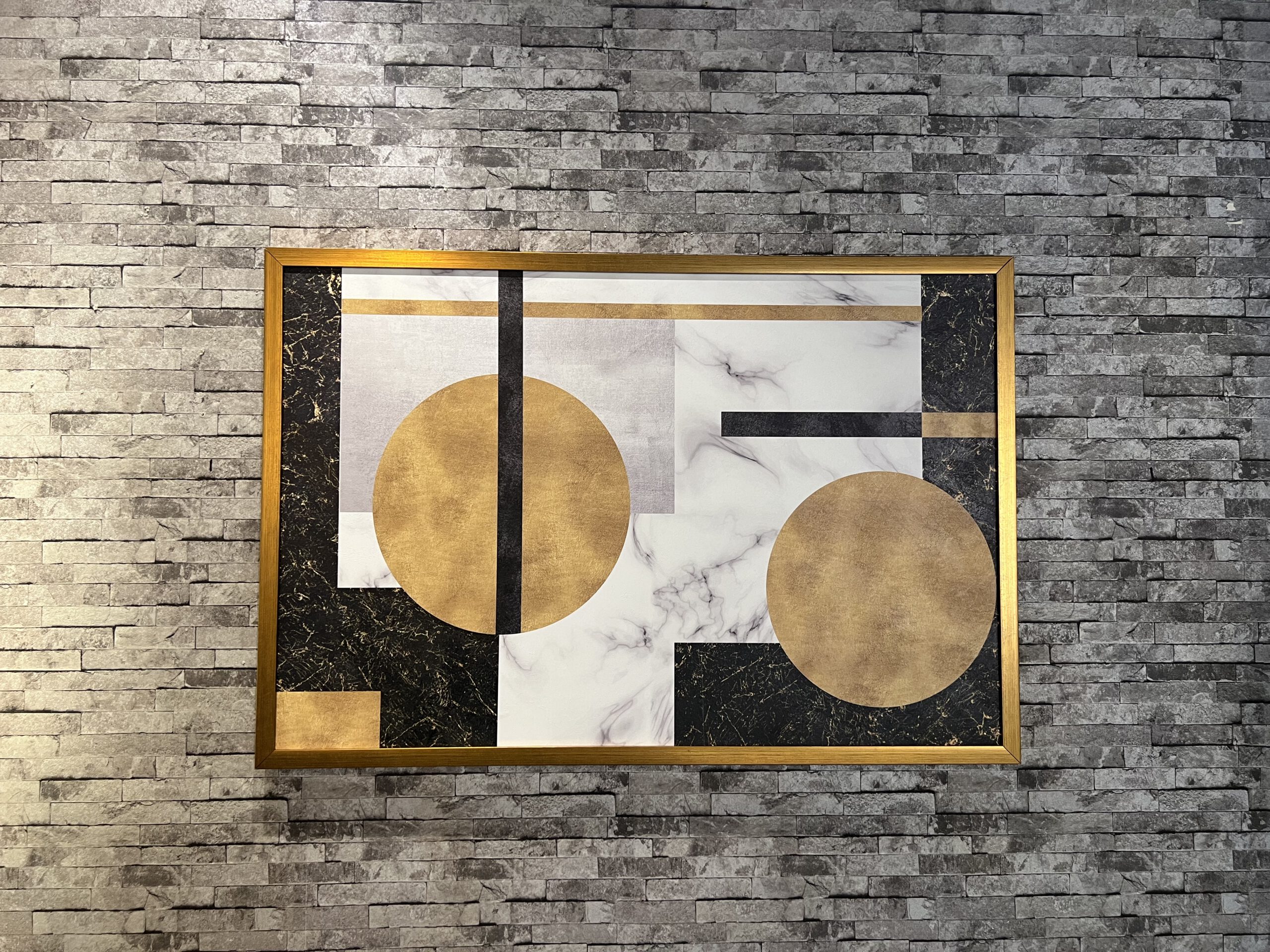 תמונת קיר עיגולים זהב תמונת קיר עיגולים זהב