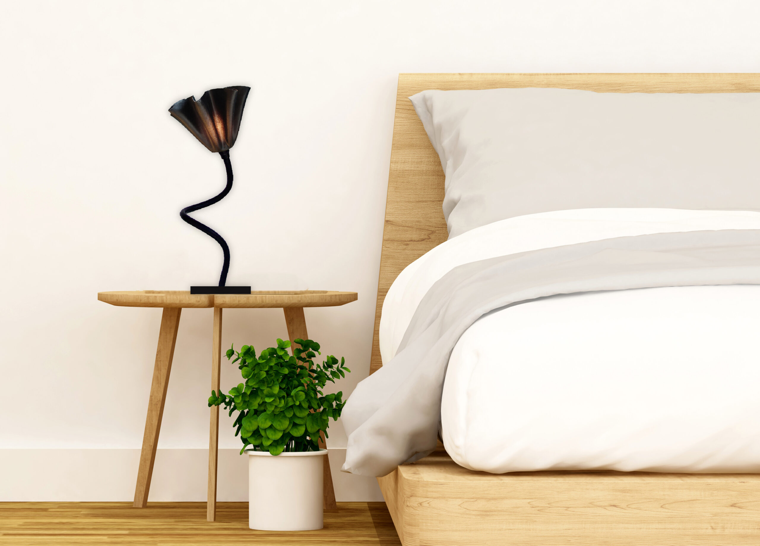 מנורת לילה פרח ראש למעלה