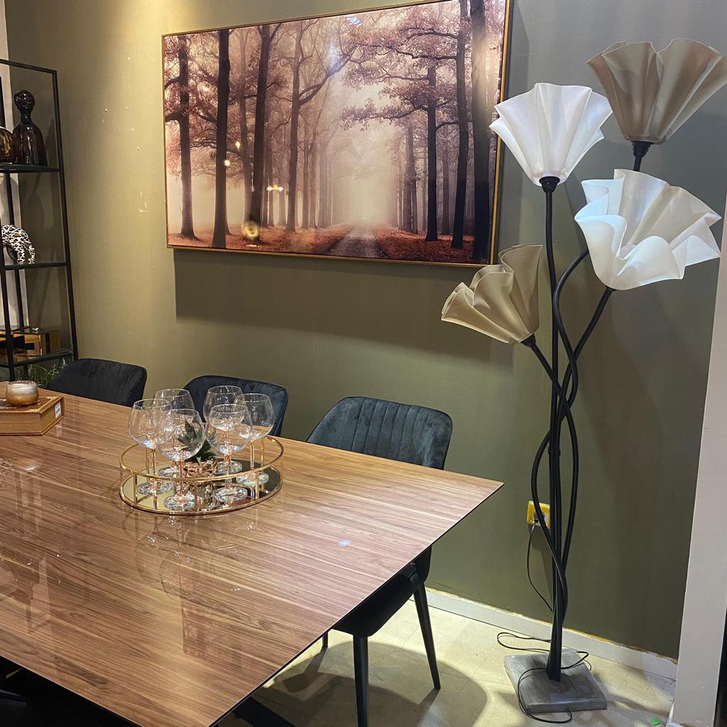 מנורת פרחים 4 קנים