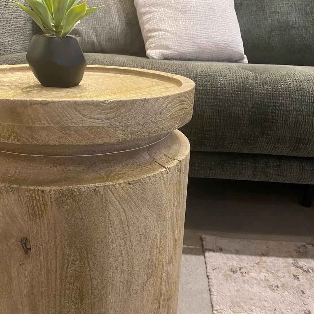 שולחן צד דגם ווד מלא עץ שיטה - SALE שולחן צד דגם ווד מלא עץ שיטה - SALE