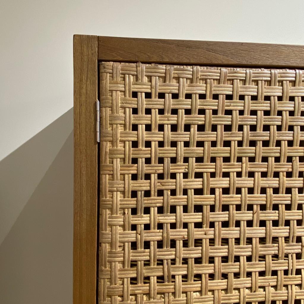 קומודה מעוצבת דגם ווד 2 דלתות עץ מנגו ראטן קומודה מעוצבת דגם ווד 2 דלתות עץ מנגו ראטן