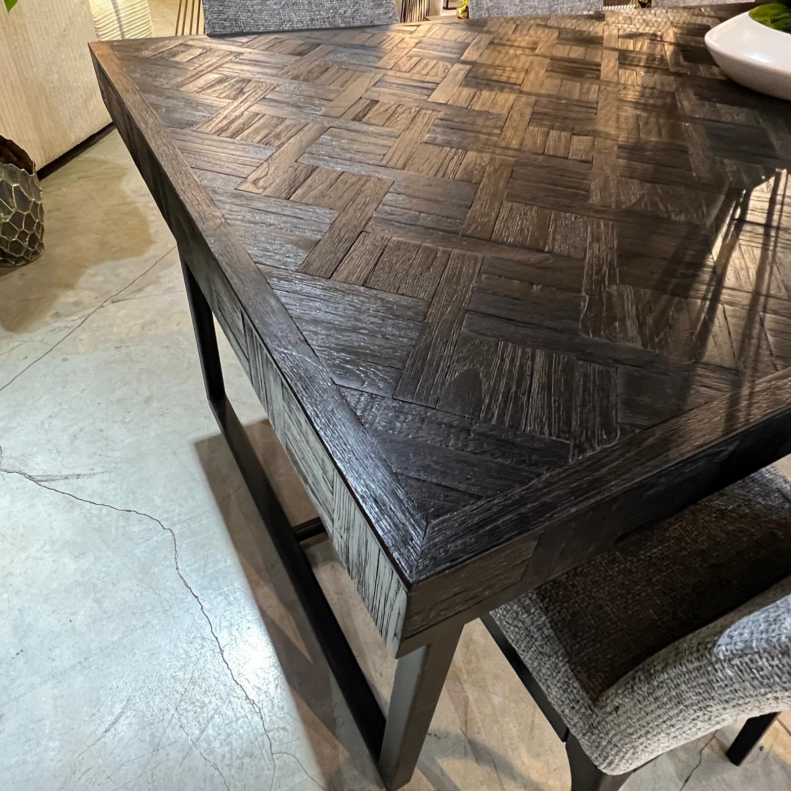 שולחן אוכל מלבני שחור פישבון דגם רוני