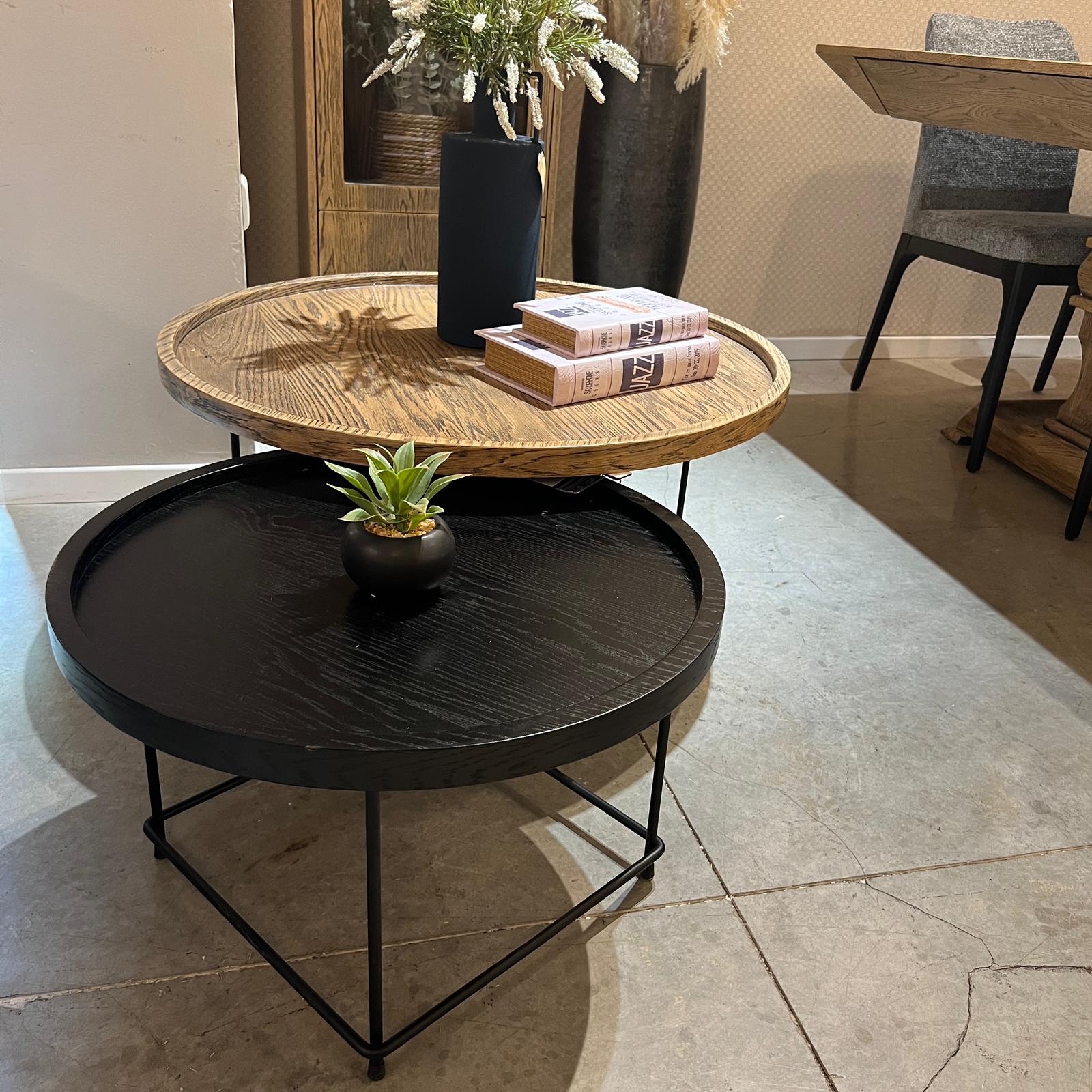 סט שולחנות סלון דגם רונדו סט שולחנות סלון דגם רונדו