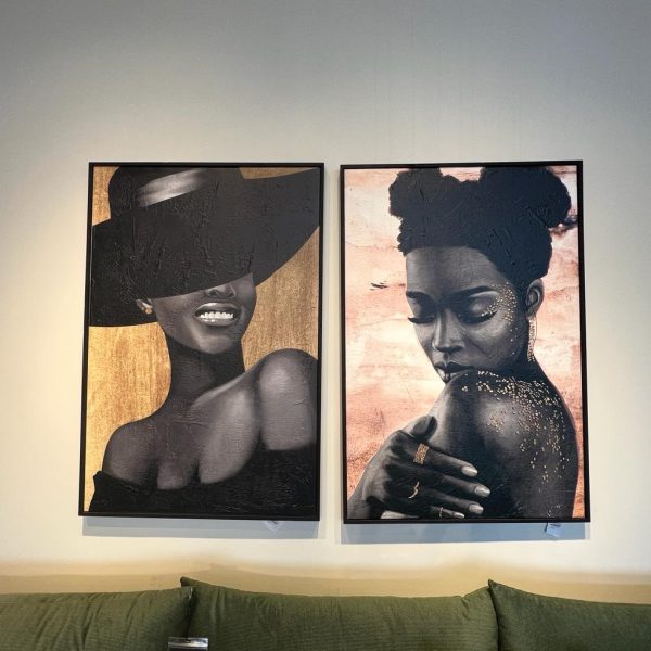 תמונה אפקט עבודת יד מסגרת שחורה