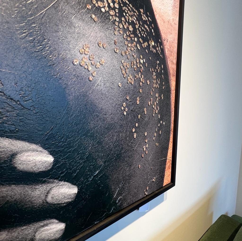 תמונה אפקט עבודת יד מסגרת שחורה