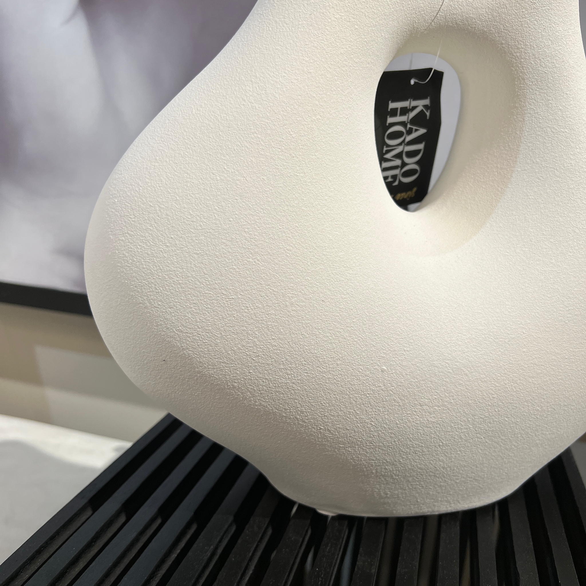 כד פיה כפולה לבן