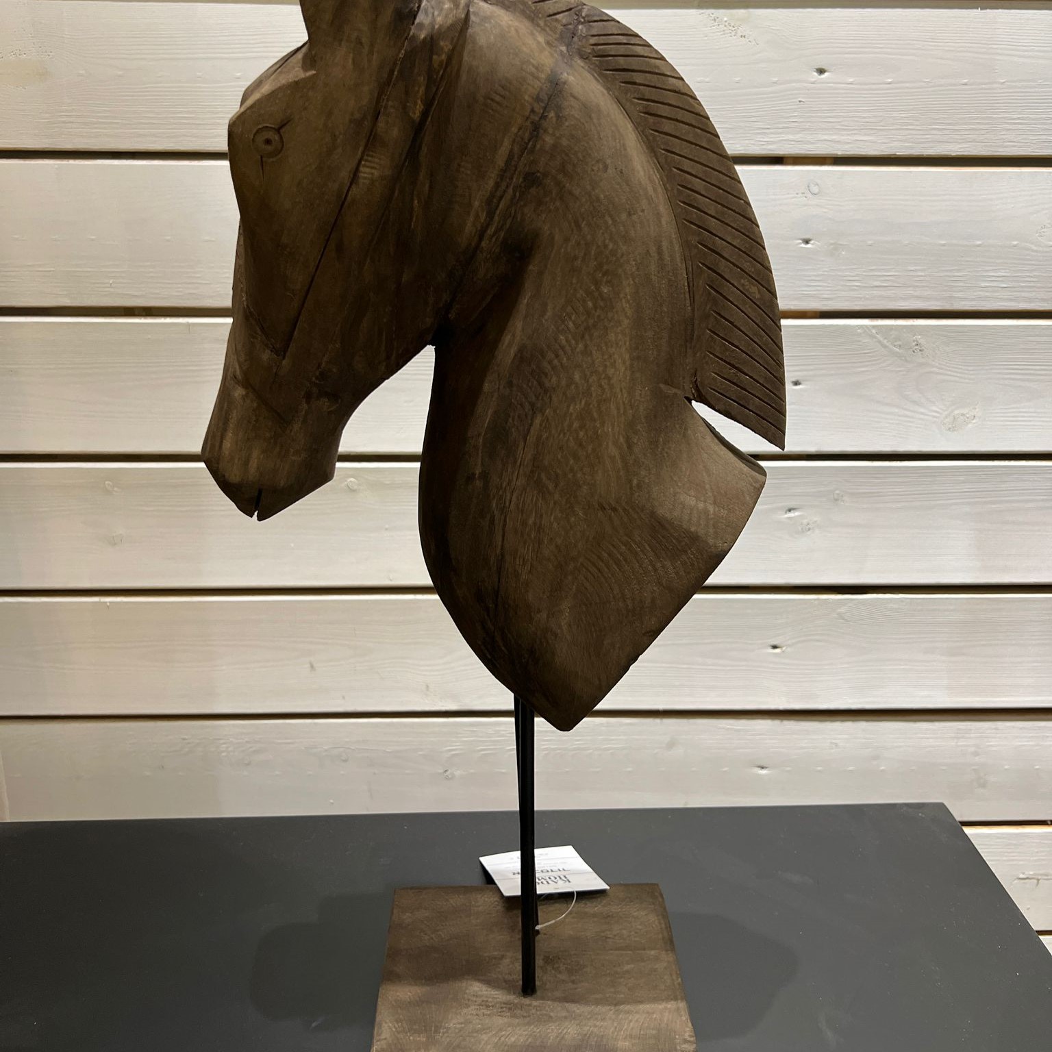 ראש סוס עץ דגם אמבסדור