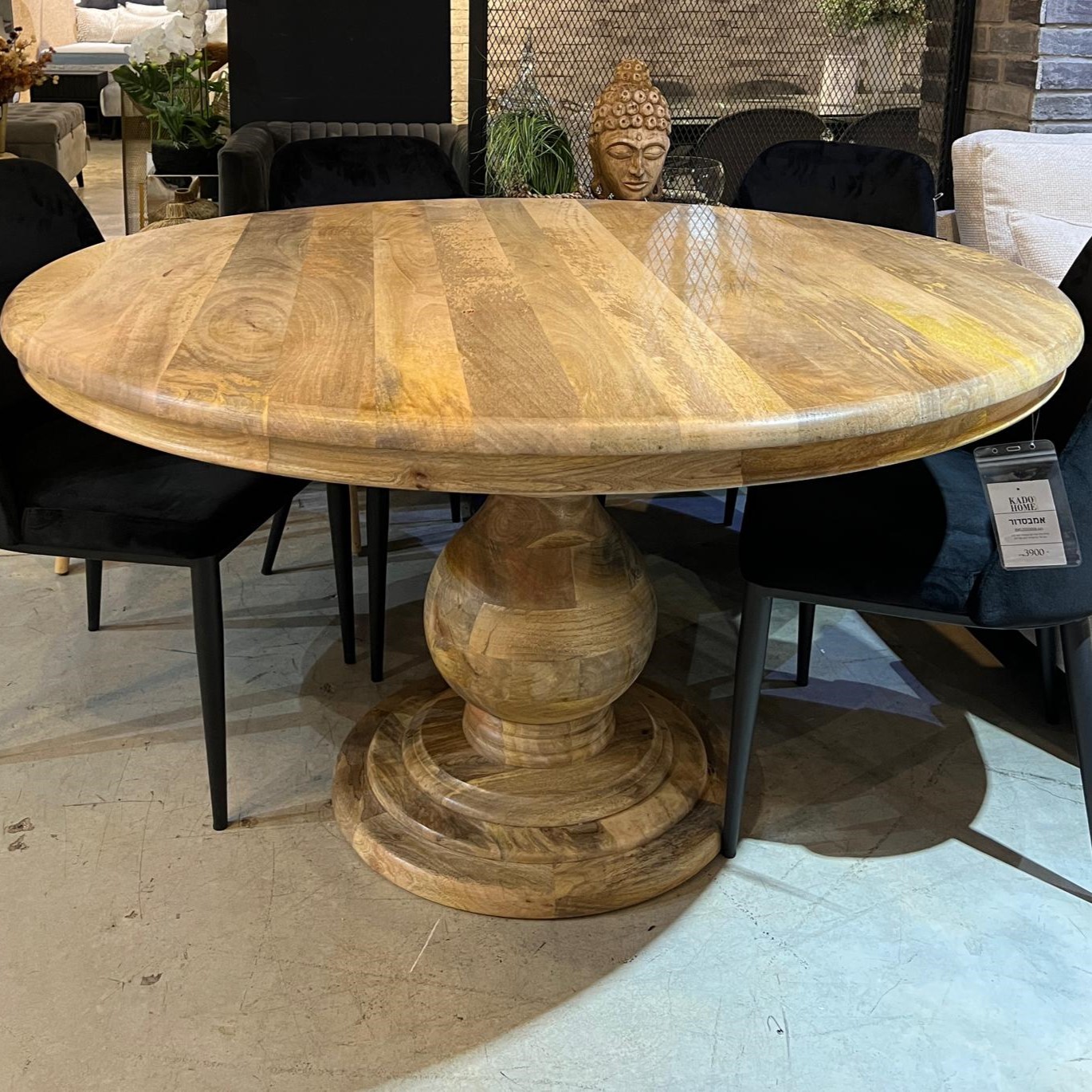 שולחן פינת אוכל עגול דגם אמבסדור שולחן פינת אוכל עגול דגם אמבסדור