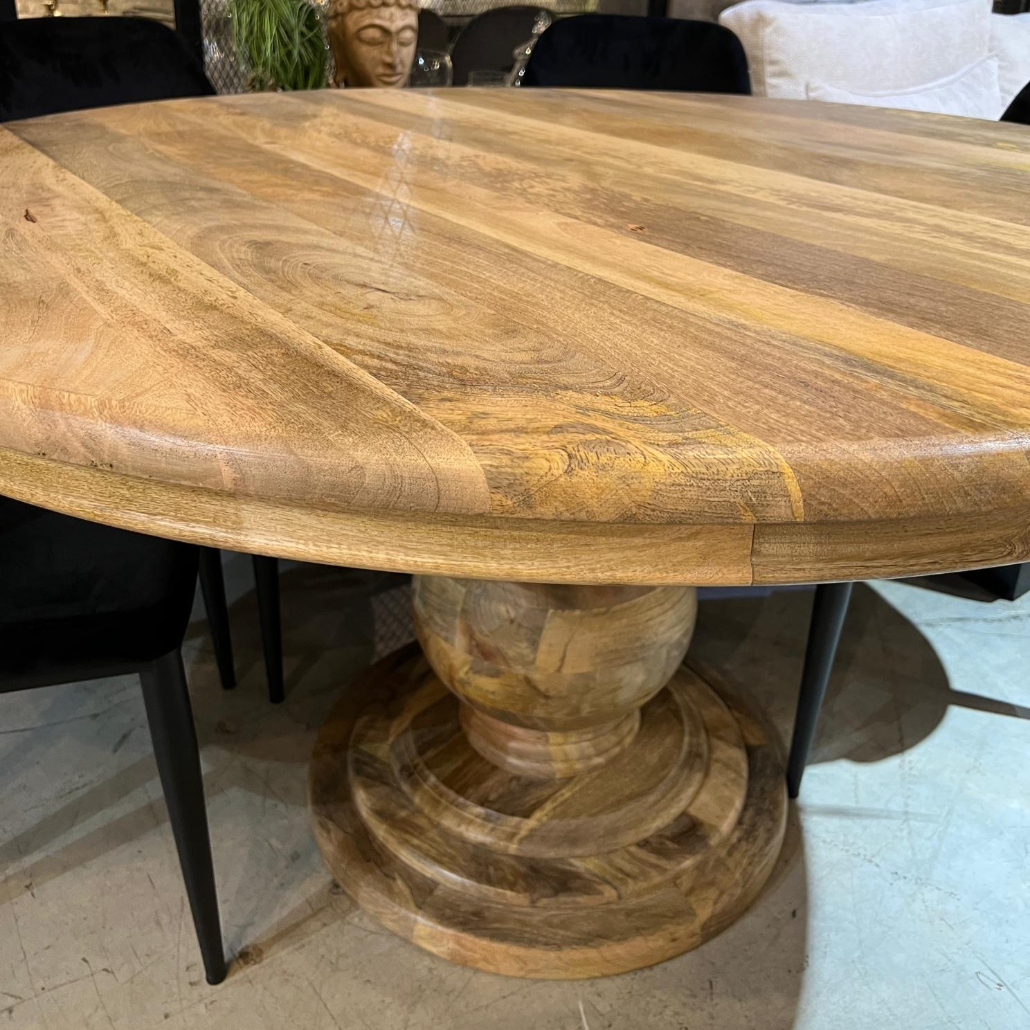 שולחן פינת אוכל עגול דגם אמבסדור שולחן פינת אוכל עגול דגם אמבסדור