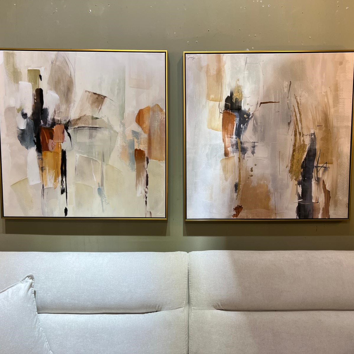 תמונה שמן אנאל בשילוב הדפסה עם מסגרת 80/80