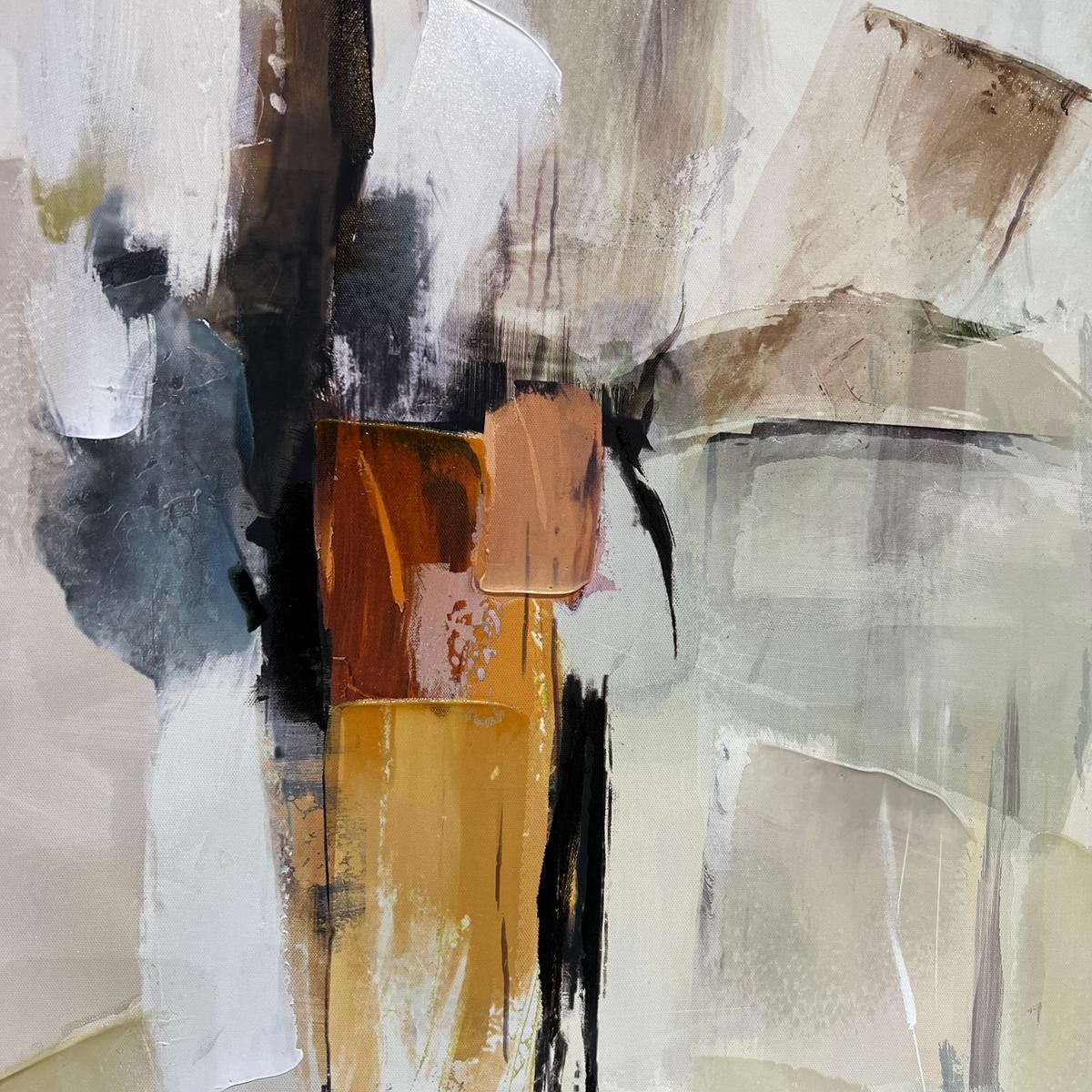 תמונה שמן אנאל בשילוב הדפסה עם מסגרת 80/80