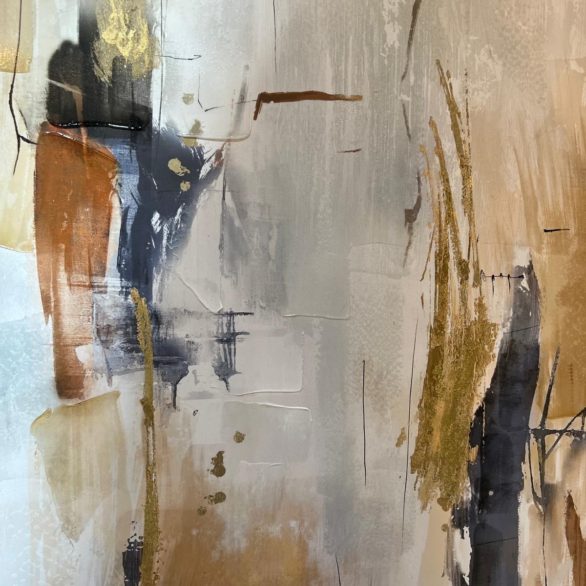 תמונה שמן אנאל בשילוב הדפסה עם מסגרת 80/80