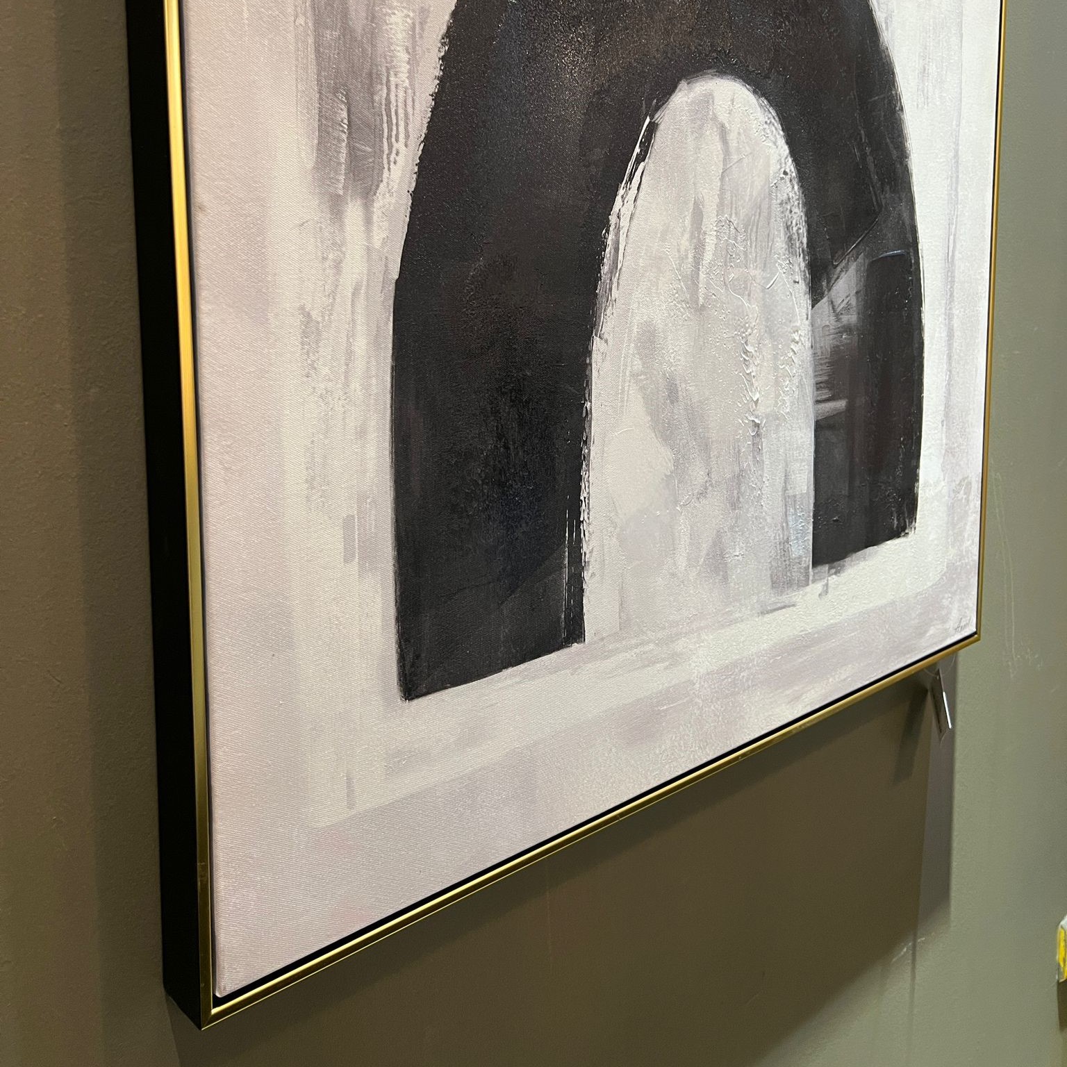 תמונה שמן אנאל בשילוב הדפסה עם מסגרת