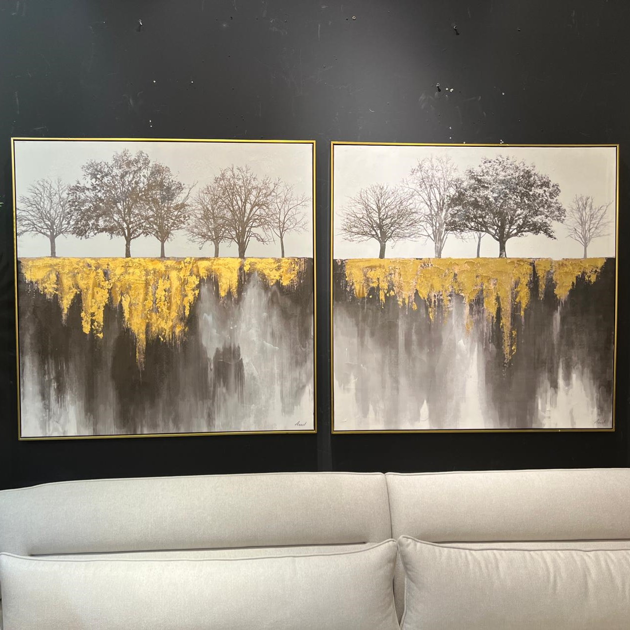 תמונה שמן אנאל בשילוב הדפסה עם מסגרת 100/100 תמונה שמן אנאל בשילוב הדפסה עם מסגרת 100/100