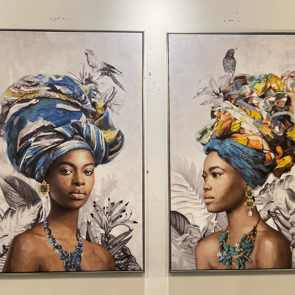 תמונה שמן אנאל בשילוב הדפסה עם מסגרת 80/120