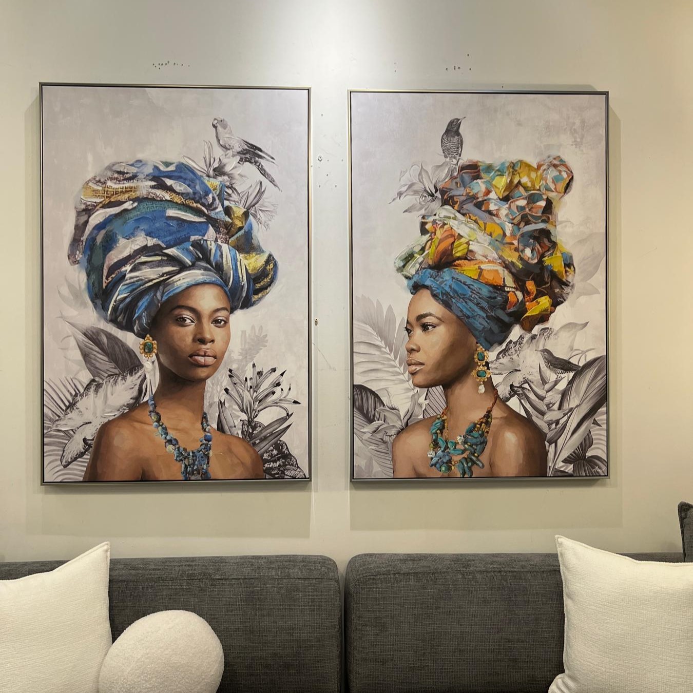 תמונה שמן אנאל בשילוב הדפסה עם מסגרת 80/120