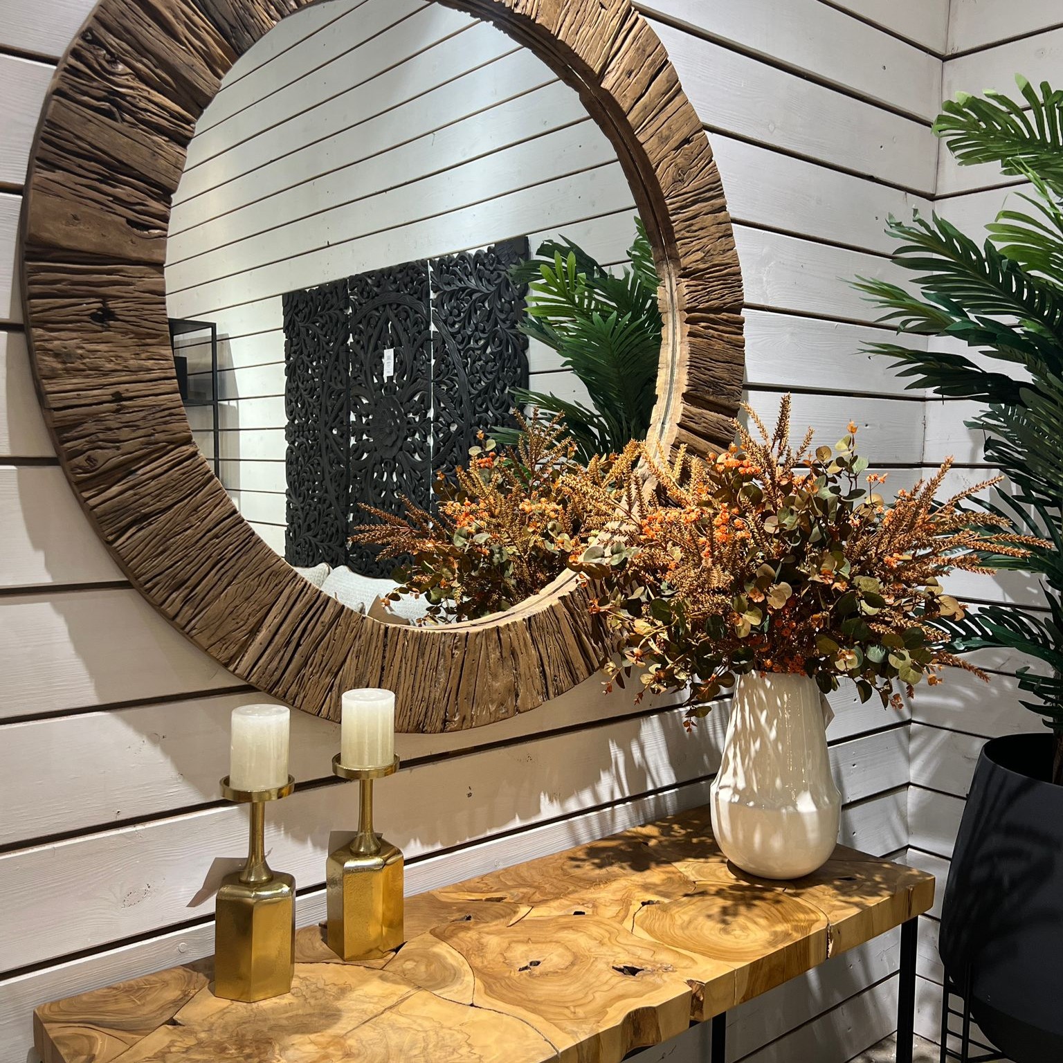 פמוט ברזל זהב פיה רחבה גבוה פמוט ברזל זהב פיה רחבה גבוה