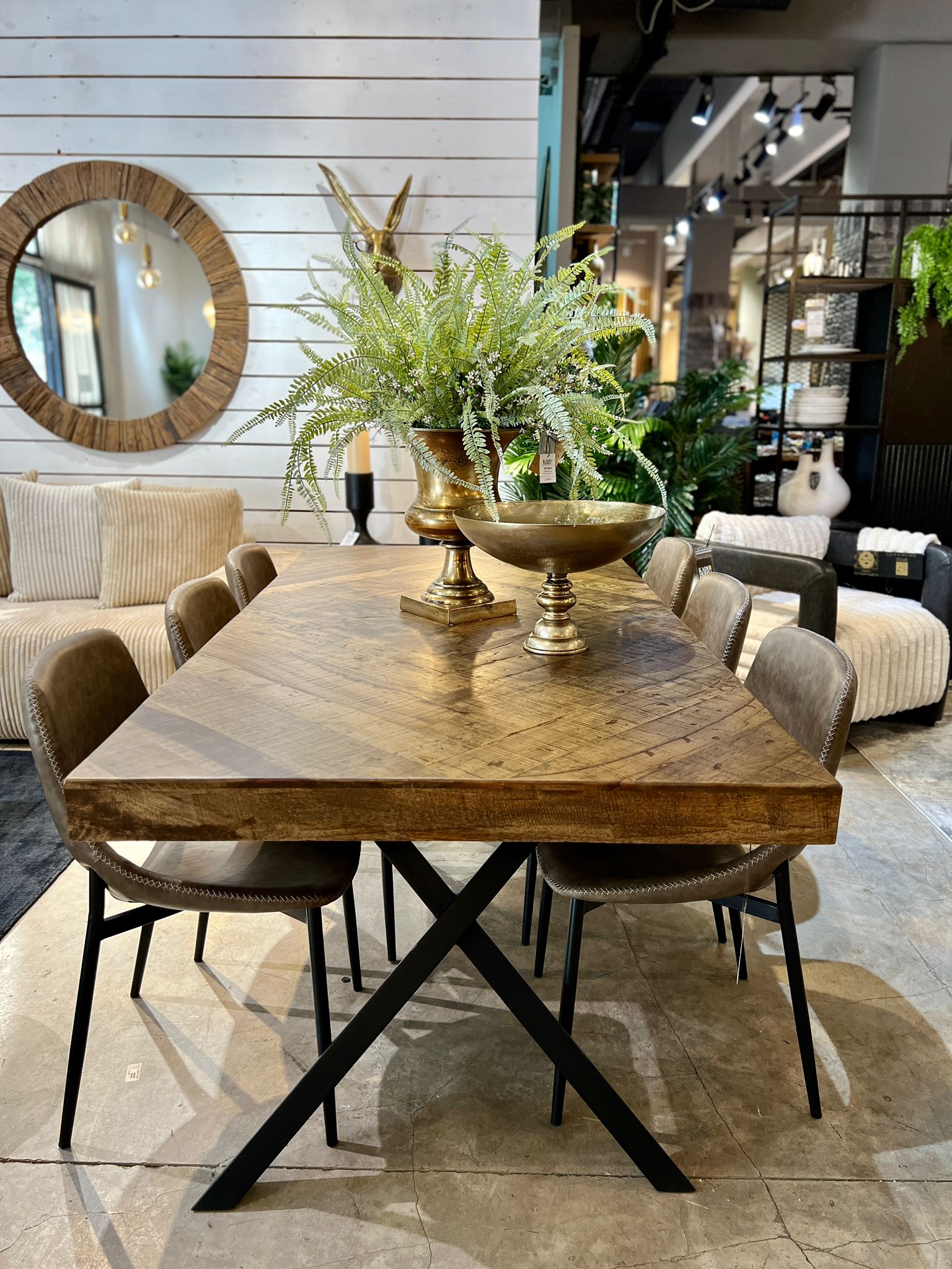 שולחן אוכל עץ מלבני מעויין דגם דאלי-אחרון SALE שולחן אוכל עץ מלבני מעויין דגם דאלי-אחרון SALE