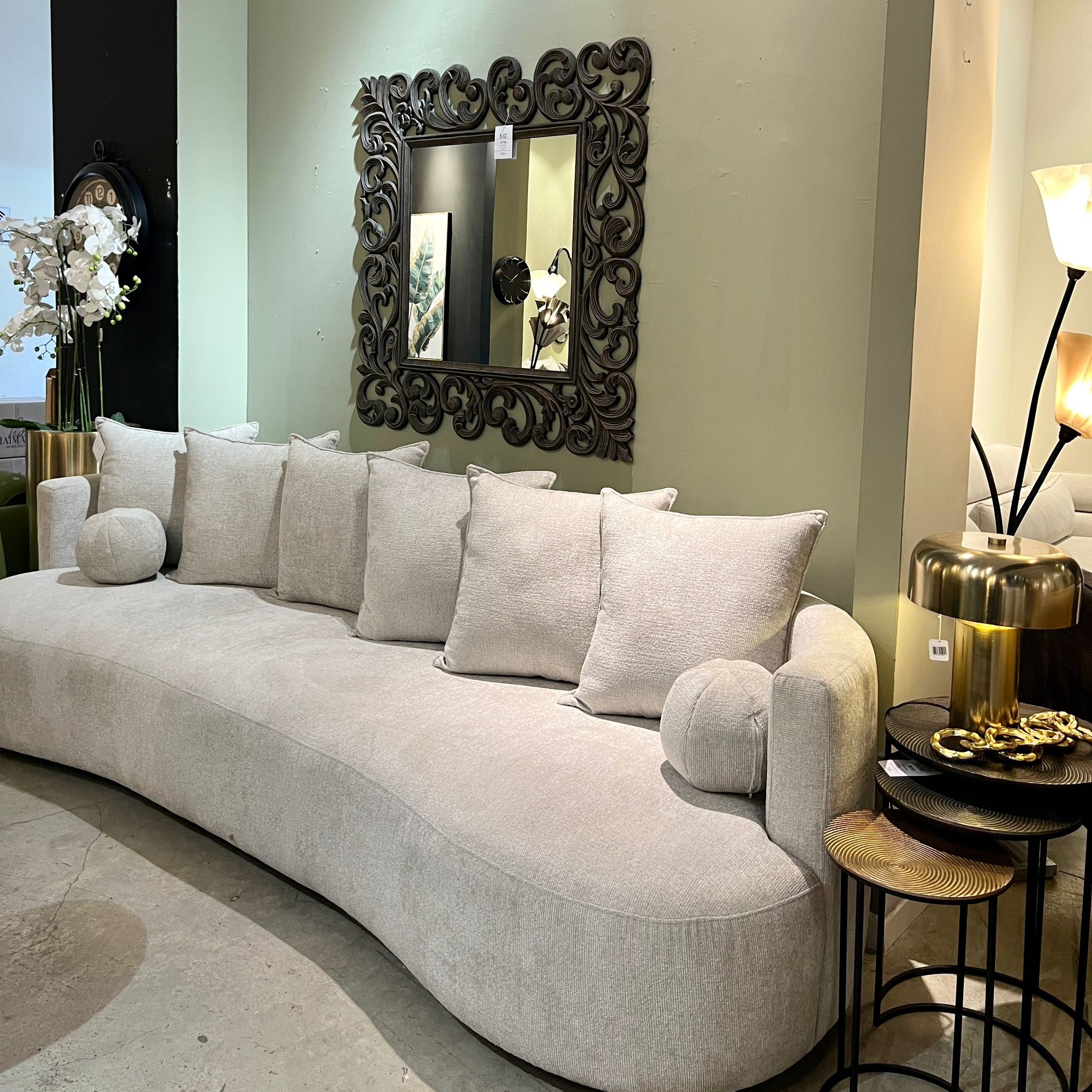 מראה מרובעת מסגרת עץ עיטורים דגם דירוג