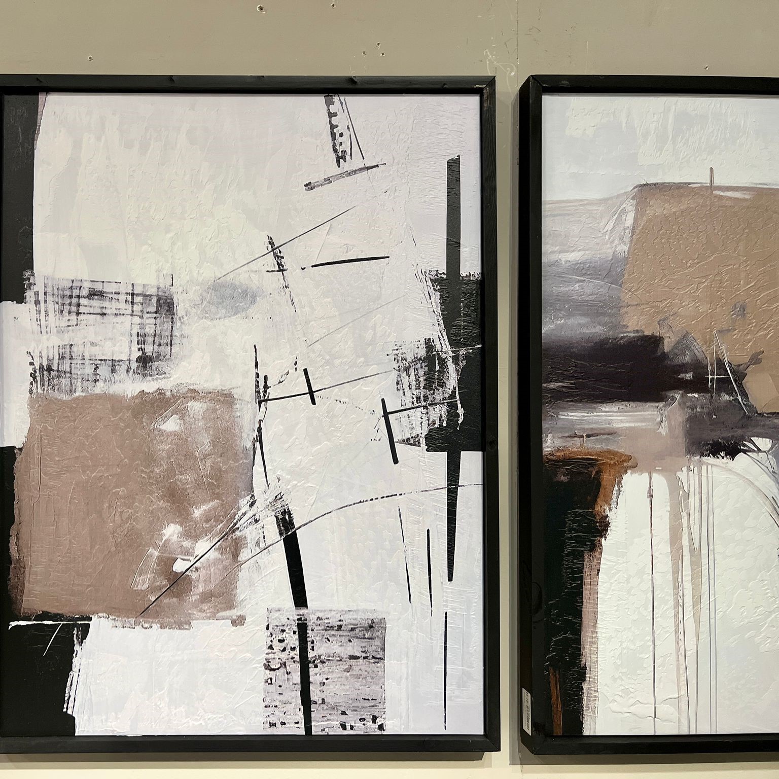 תמונה עבודת יד מיוחדת עם מסגרת שחורה 60/80 מוריאל