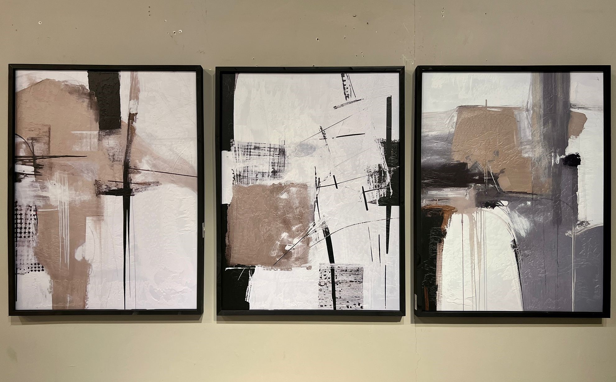 תמונה עבודת יד מיוחדת עם מסגרת שחורה 60/80 מוריאל