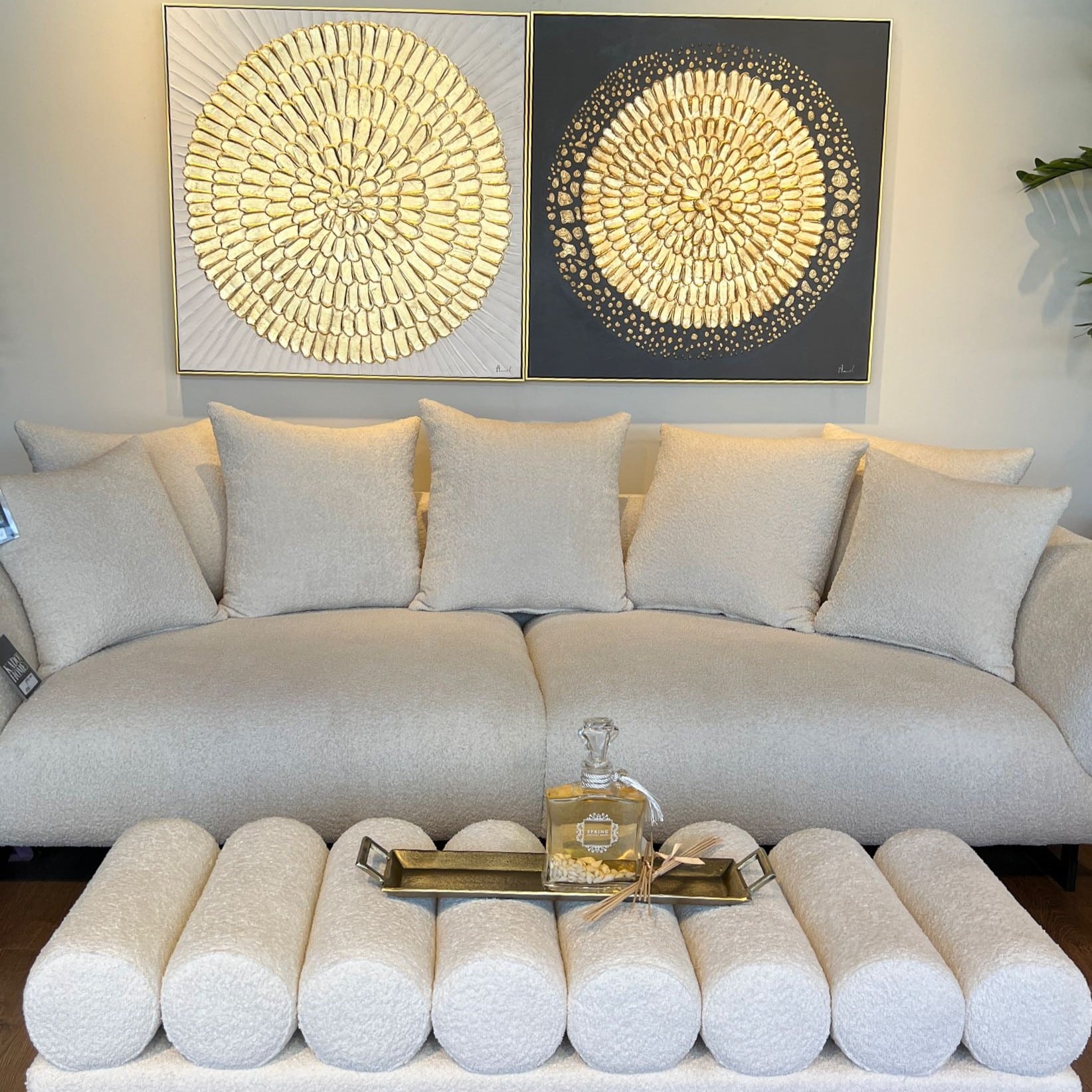 תמונת שמן שמש זהב בשילוב הדפסה אנאל עם מסגרת 100/100 תמונת שמן שמש זהב בשילוב הדפסה אנאל עם מסגרת 100/100