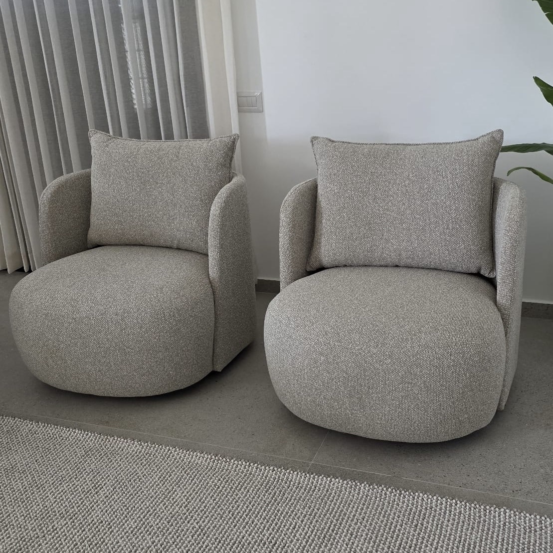 כורסא מעוגלת דגם ליאור | בעיצוב אישי כורסא מעוגלת דגם ליאור | בעיצוב אישי