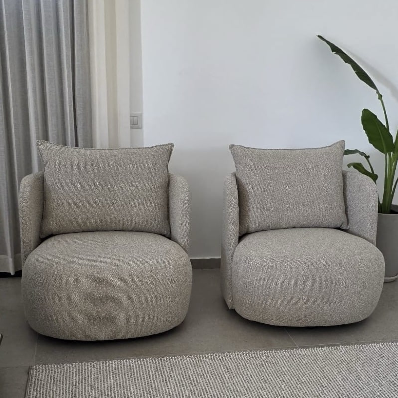 כורסא מעוגלת דגם ליאור | בעיצוב אישי כורסא מעוגלת דגם ליאור | בעיצוב אישי