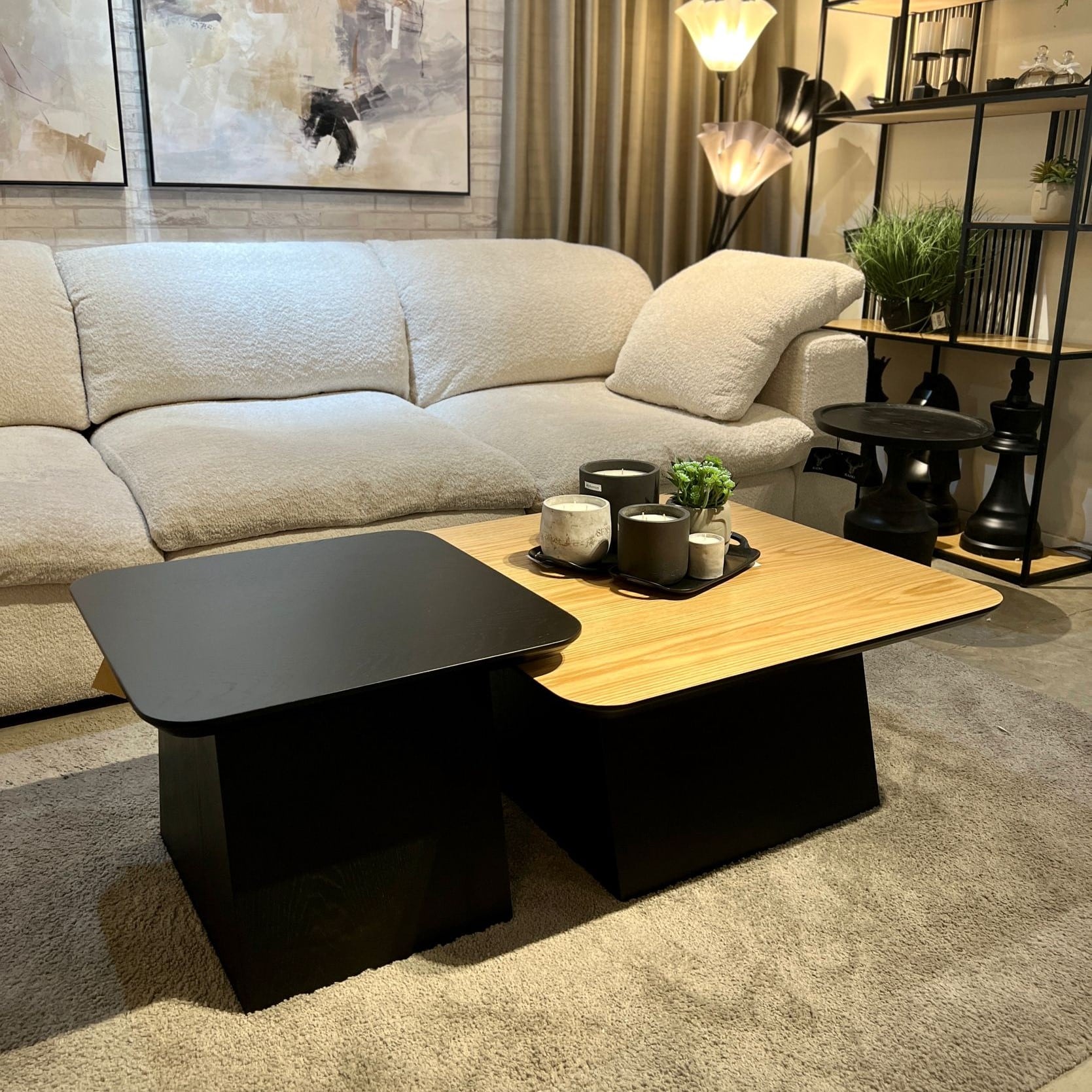 סט שולחנות סלון מרובעים דגם ויולה | בעיצוב אישי סט שולחנות סלון מרובעים דגם ויולה | בעיצוב אישי