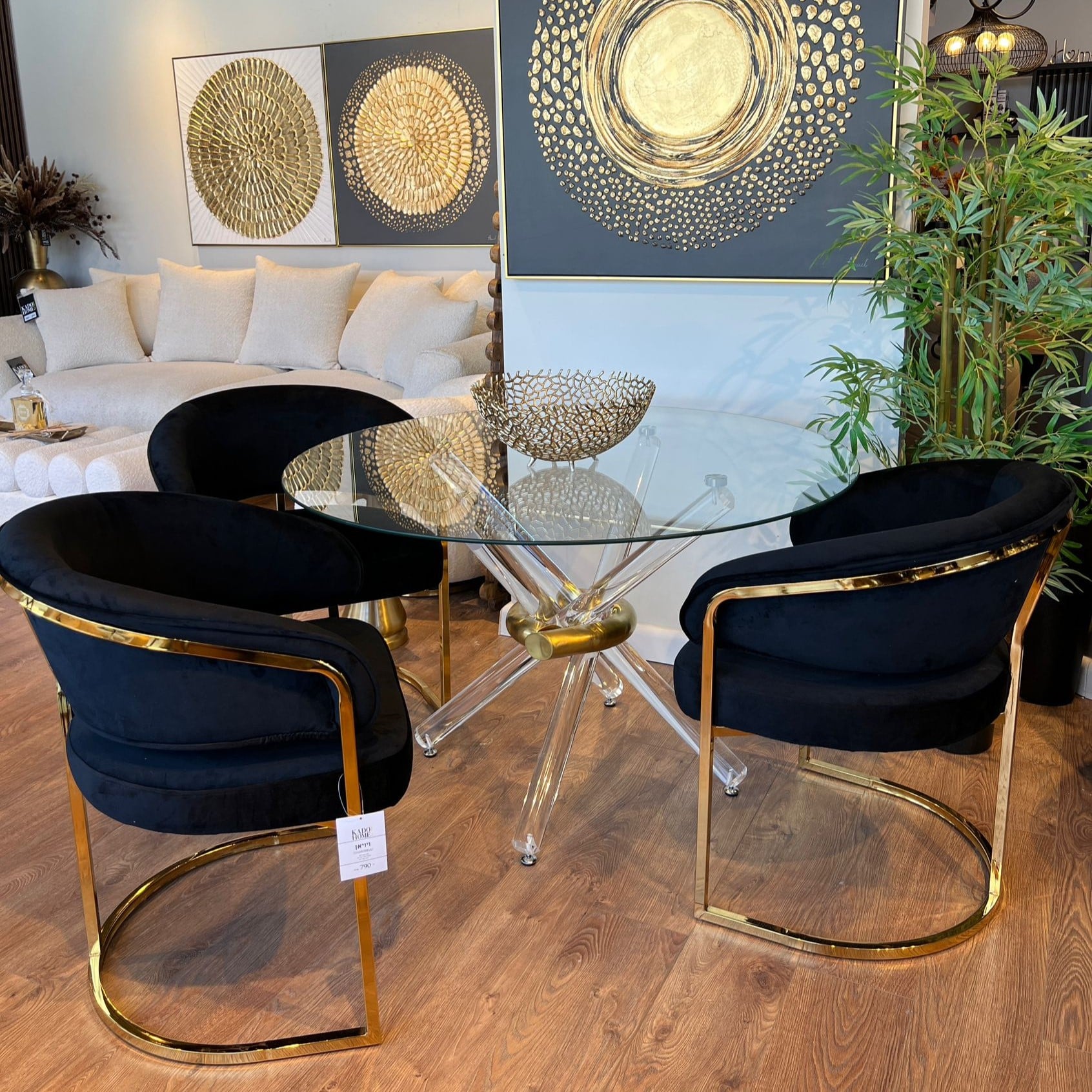 שולחן אוכל עגול דגם ויויאן שולחן אוכל עגול דגם ויויאן