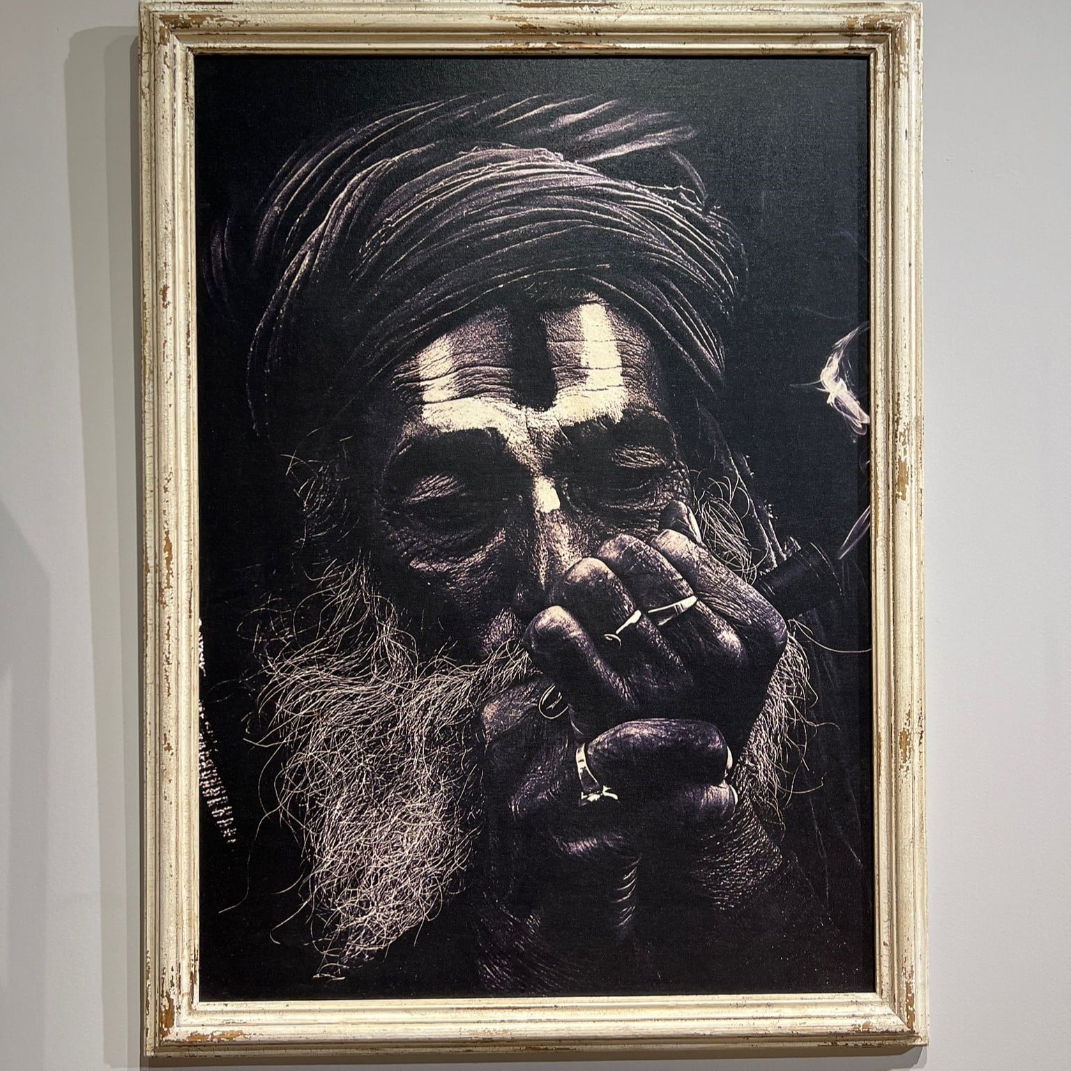 תמונה מעוצבת זקן כיסוי ראש דגם אמבסדור