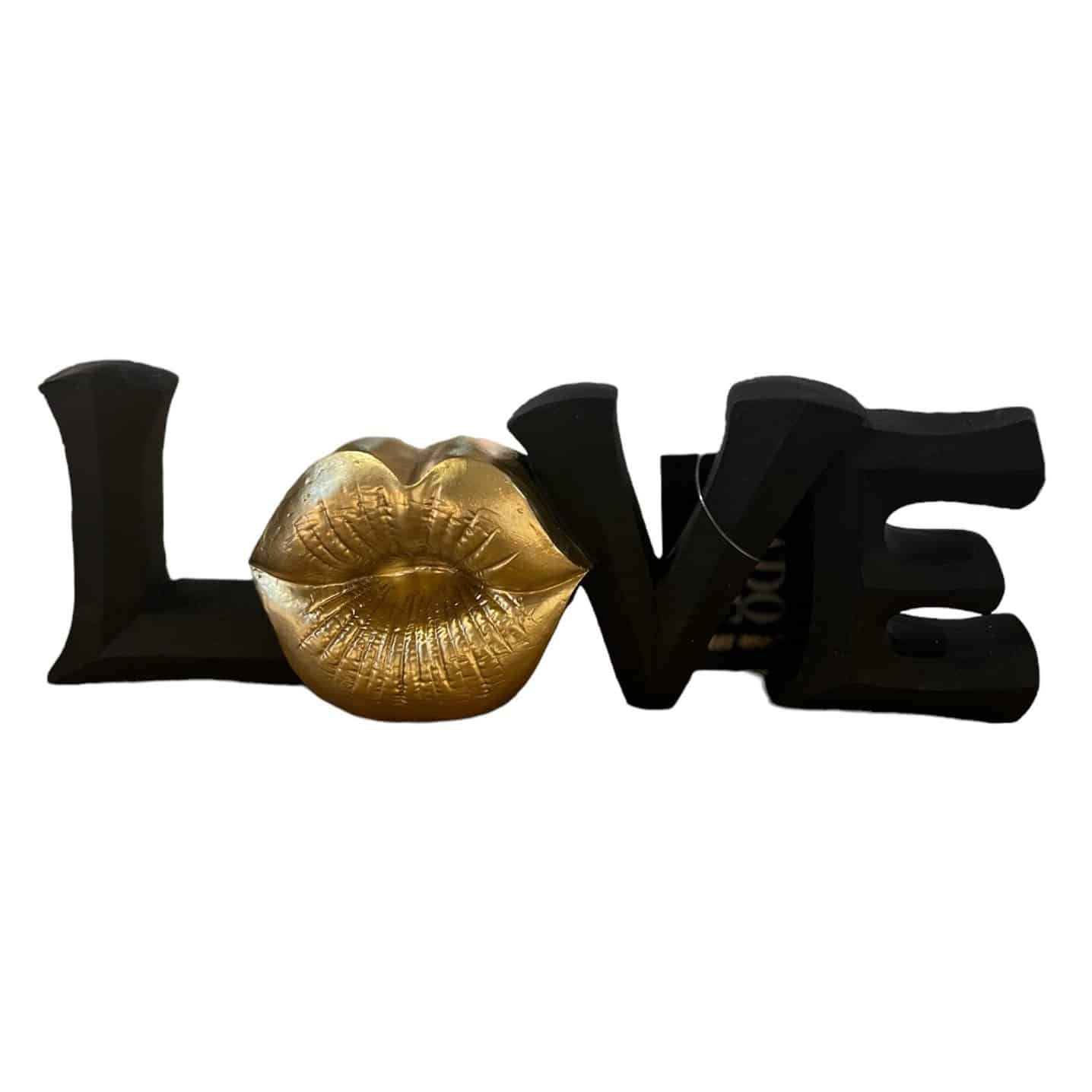 פסל LOVE שפתיים דגם איקו