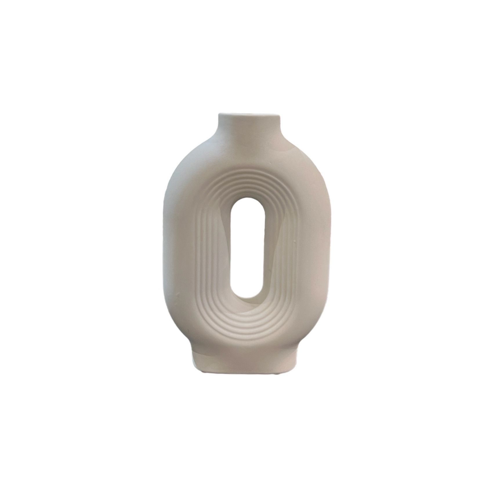 כד לבן שני קנים U כד לבן שני קנים U