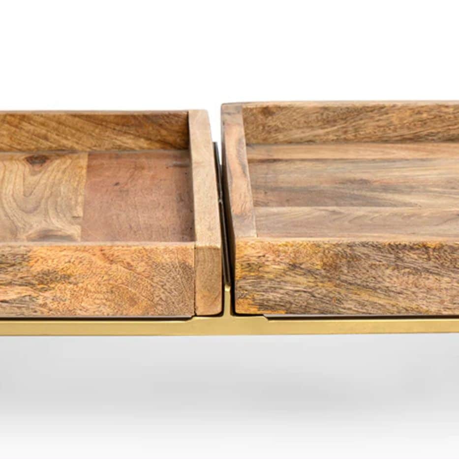 קופי טייבל ווד טריי גולד קופי טייבל ווד טריי גולד