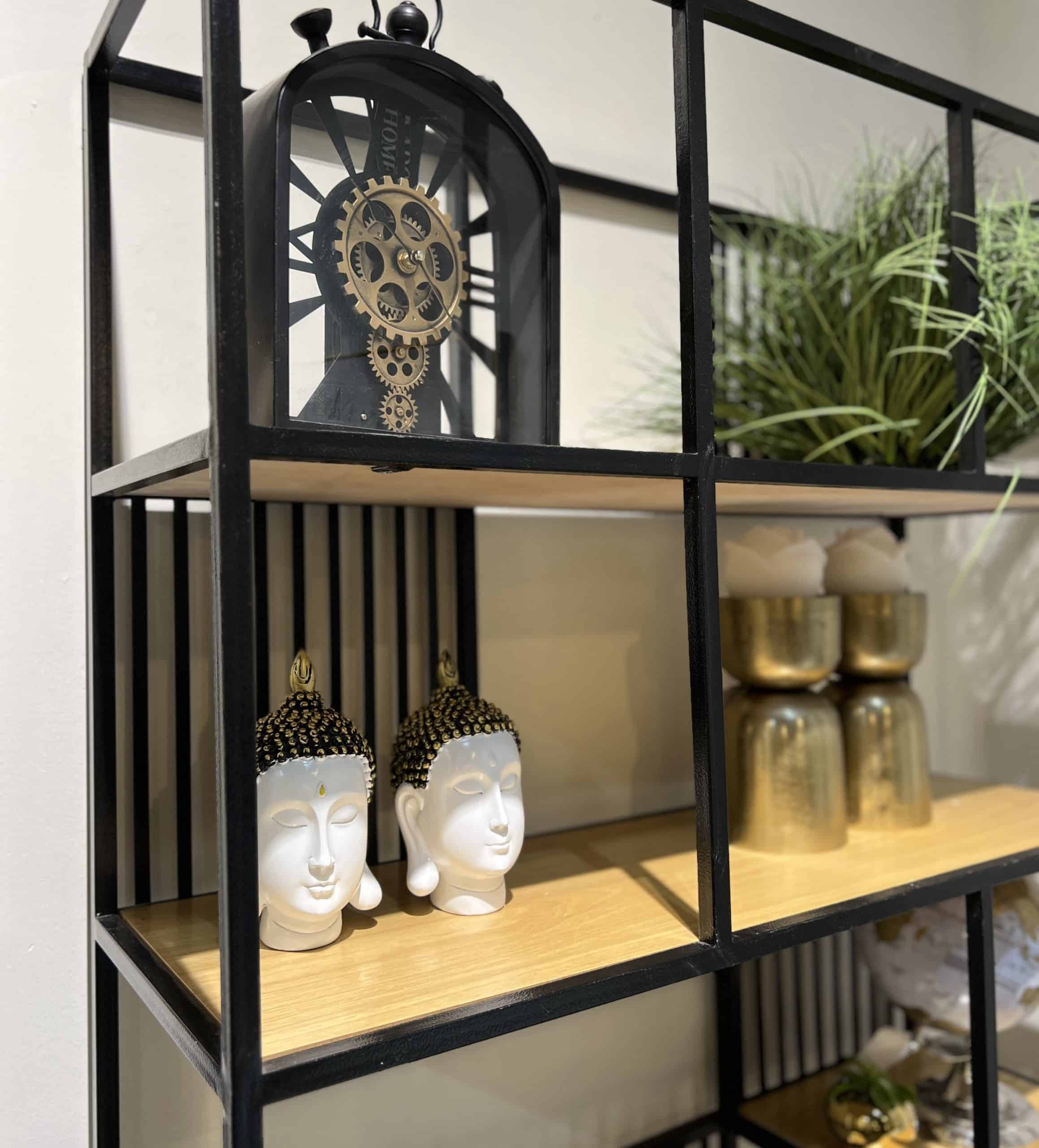 ספריה מתכת בשילוב עץ ספריה מתכת בשילוב עץ