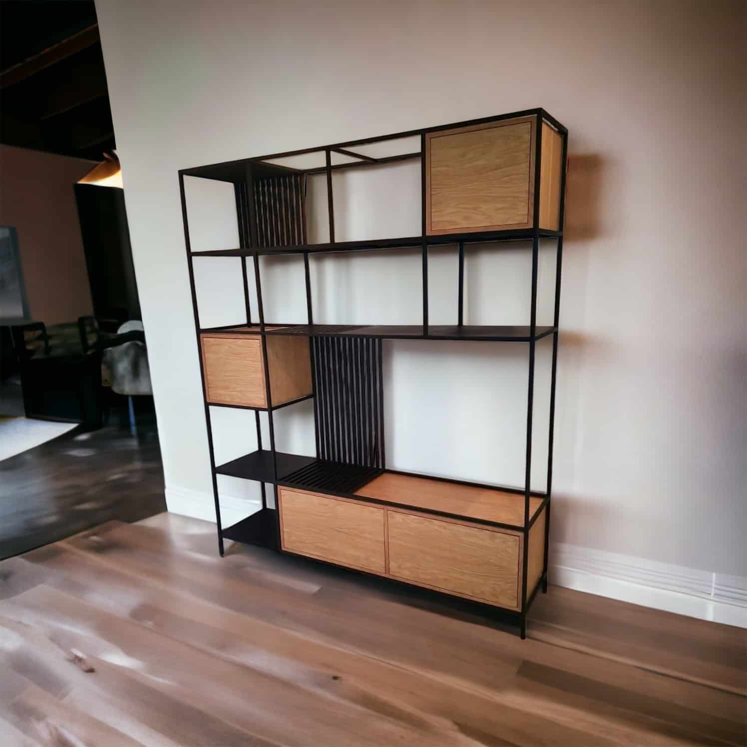 יחידת מדפים/ ספריה ייצור בעיצוב אישי יחידת מדפים/ ספריה ייצור בעיצוב אישי