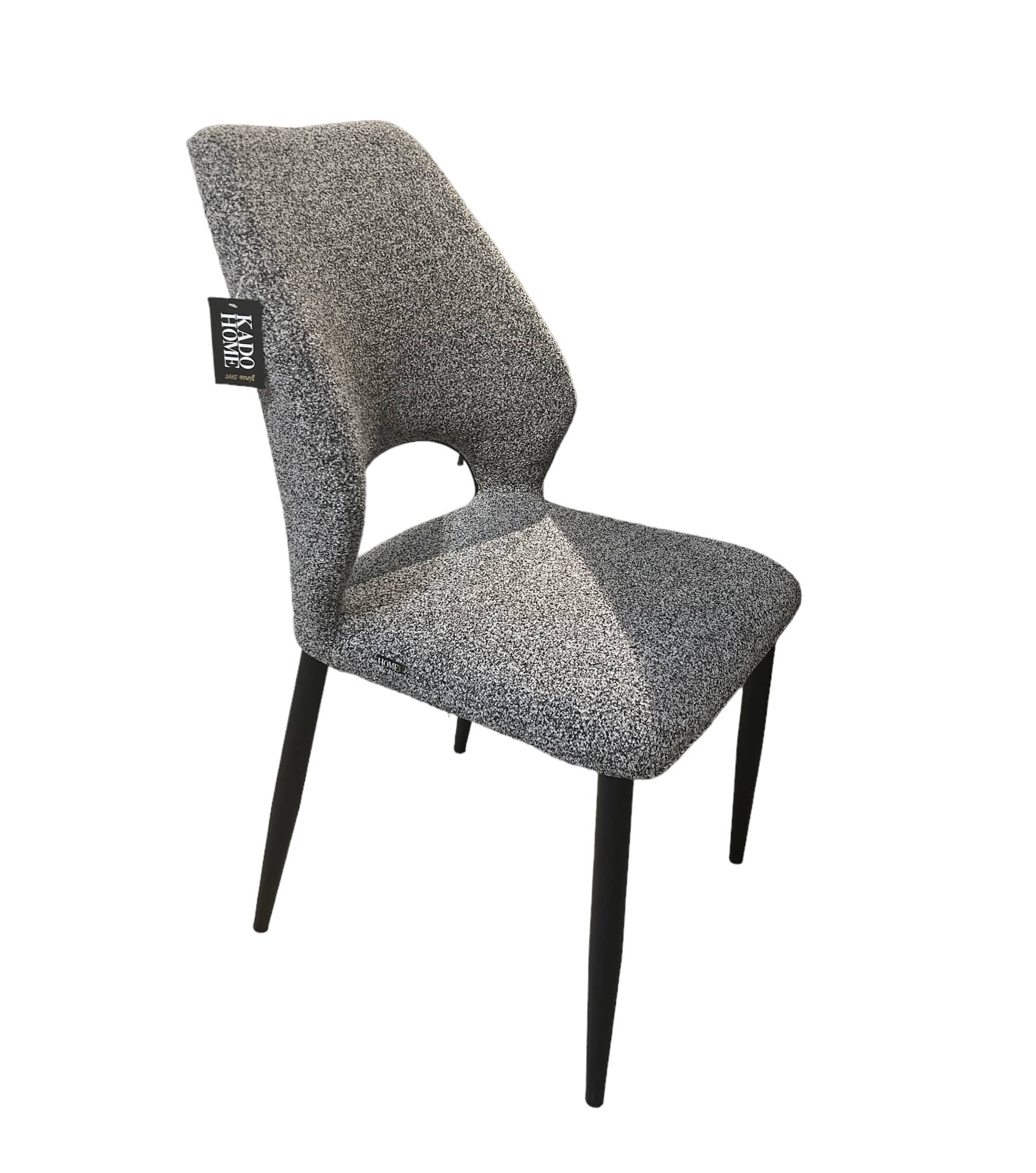 כיסא פינת אוכל מודרני מרופד בבד בוקלה אפור דגם אנטוניו קימי כיסא פינת אוכל מודרני מרופד בבד בוקלה אפור דגם אנטוניו קימי