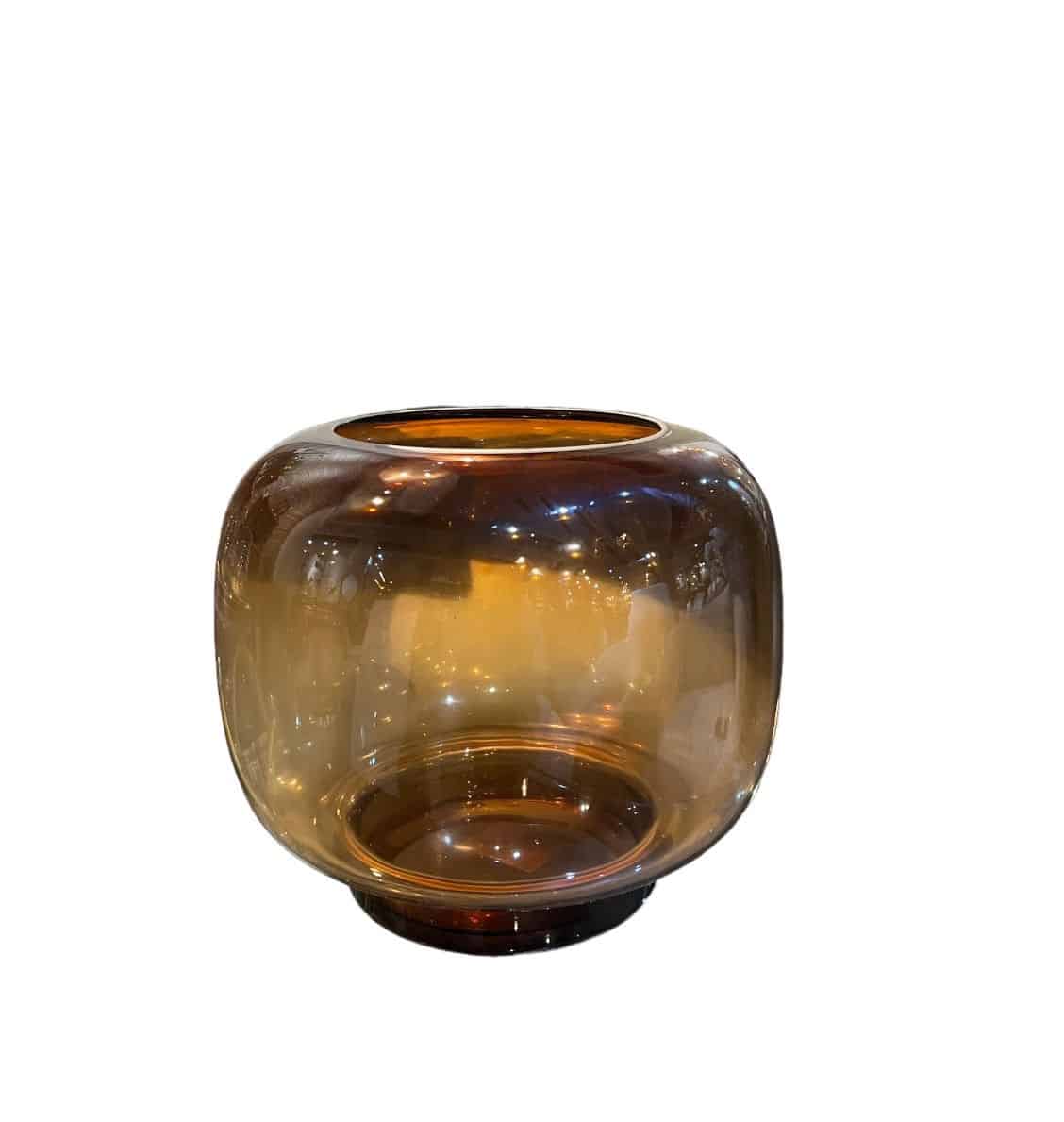 כד זכוכית אמבר עגול דגם איקו כד זכוכית אמבר עגול דגם איקו