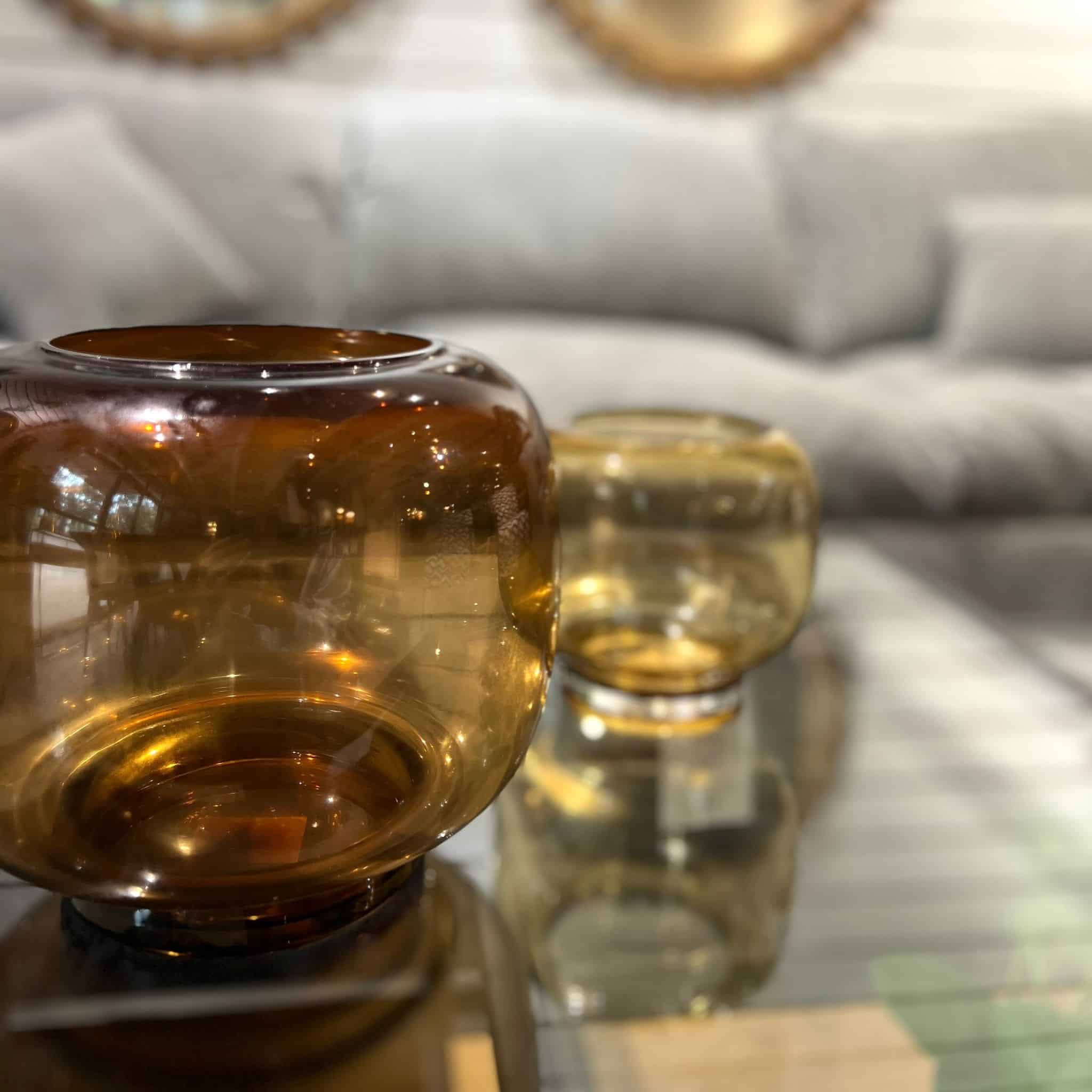 כד זכוכית אמבר עגול דגם איקו כד זכוכית אמבר עגול דגם איקו