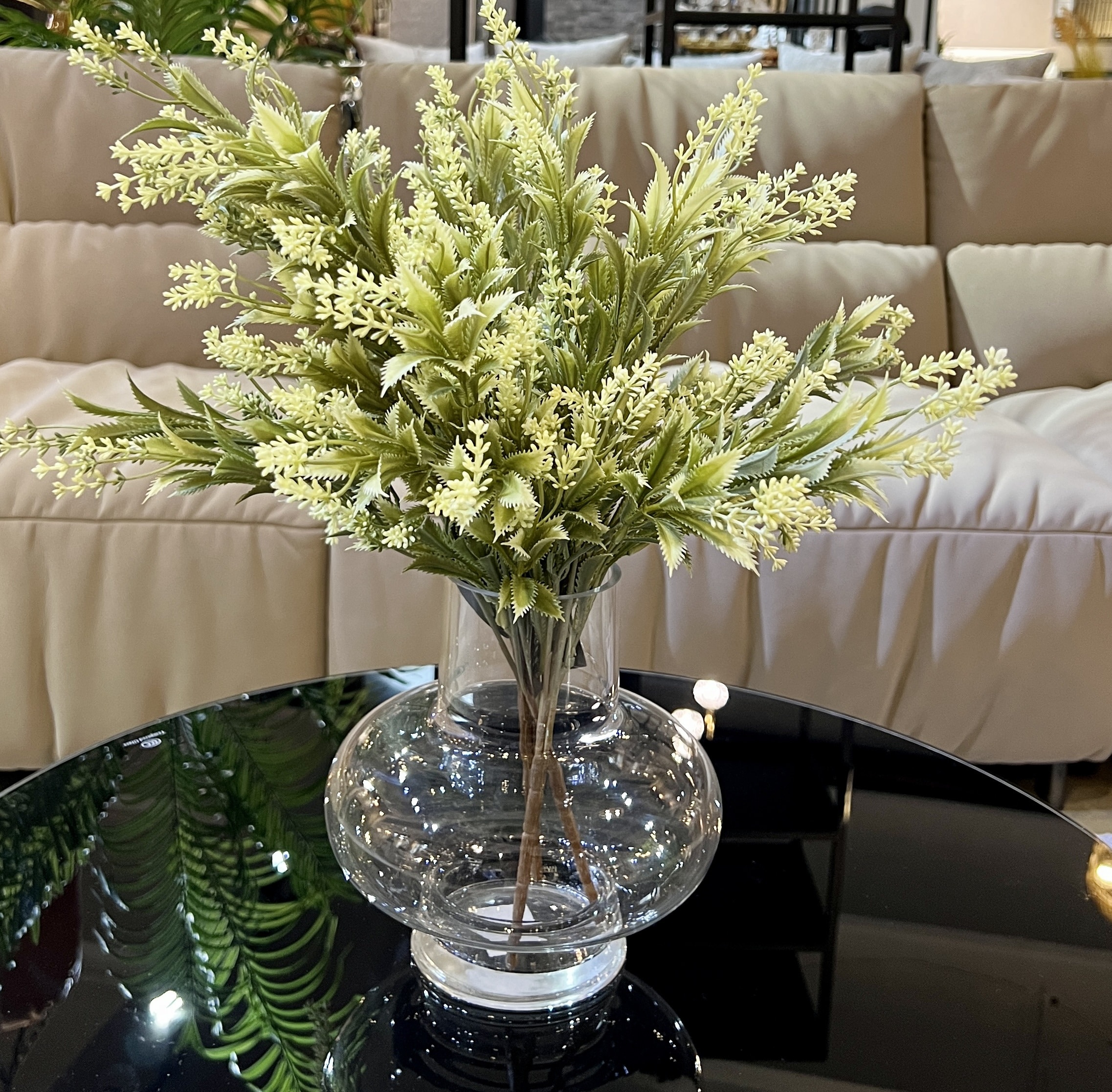 כד זכוכית רחב פיה נפתחת קטן דגם איקו