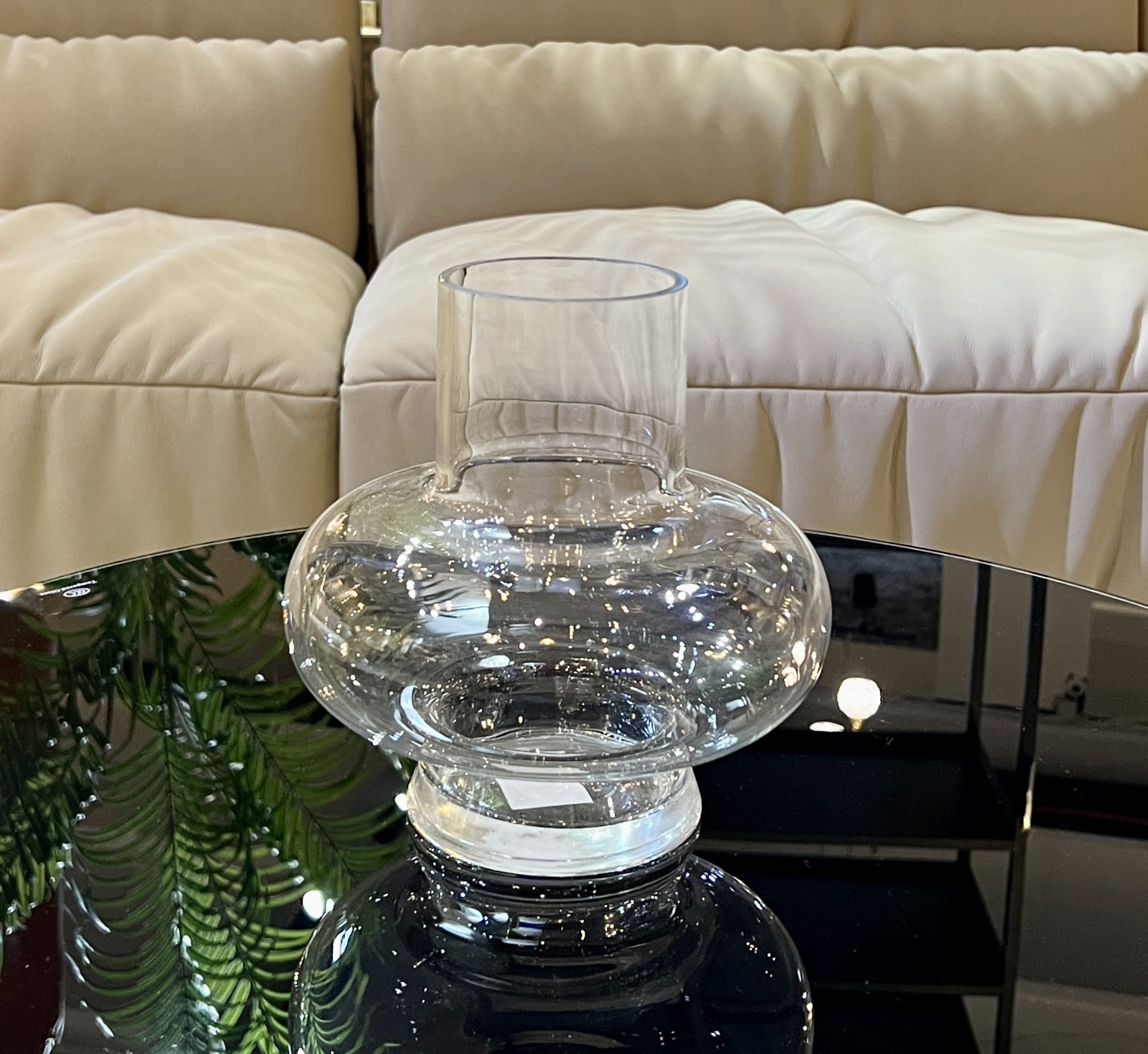 כד זכוכית רחב פיה נפתחת קטן דגם איקו