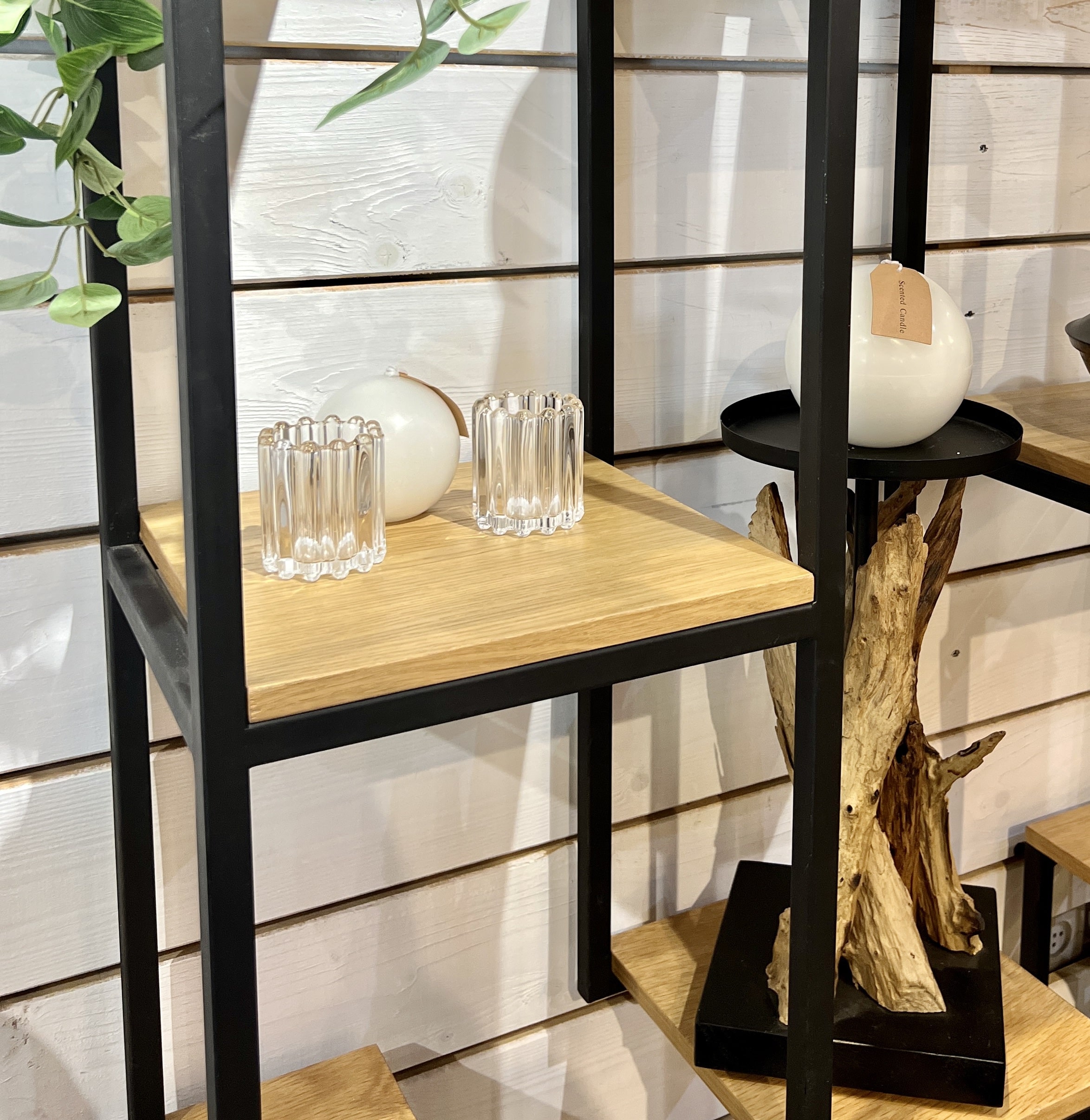 פמוט זכוכית פסים מיני כוס דגם איקו פמוט זכוכית פסים מיני כוס דגם איקו