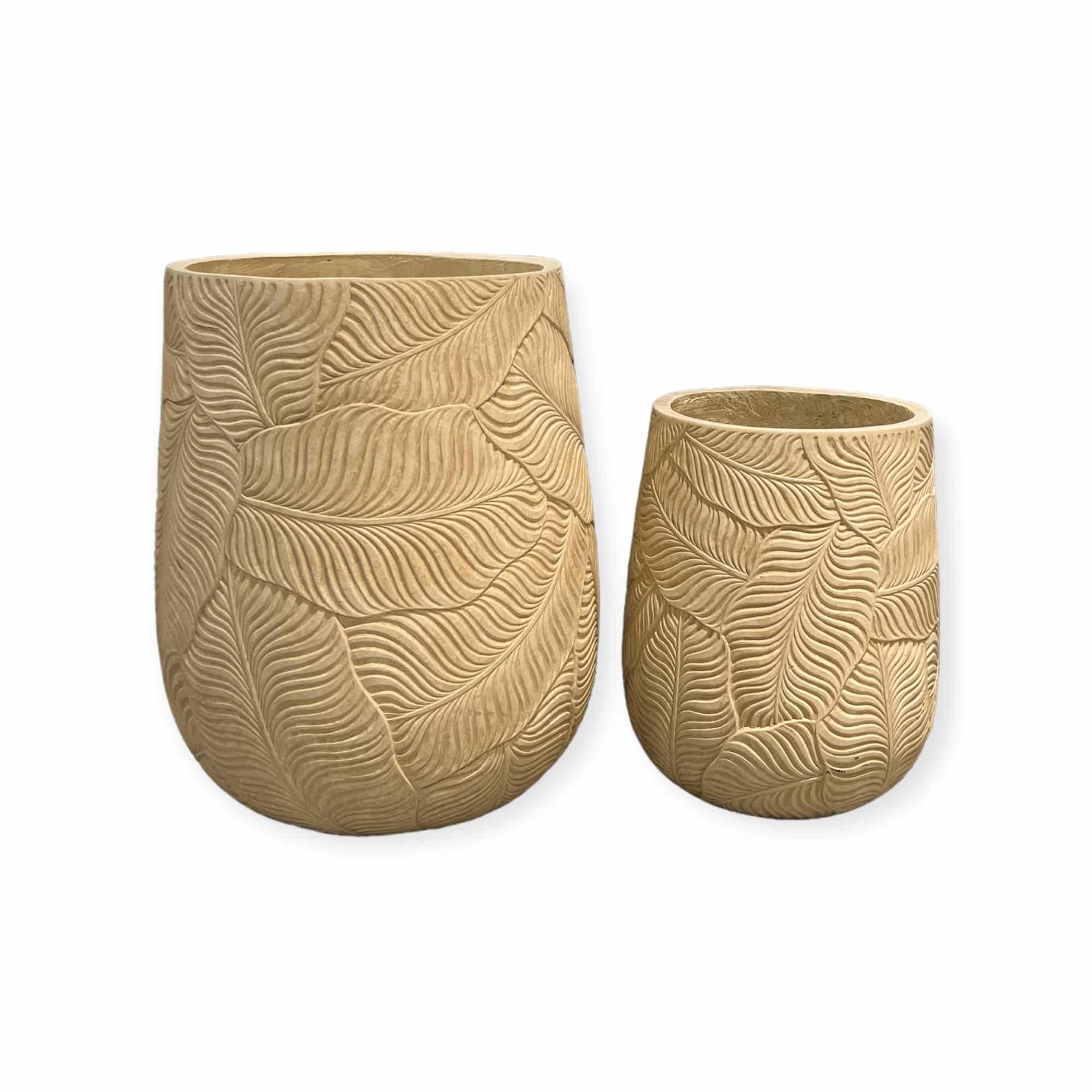 כד עלים חרוטים בז דגם איקו